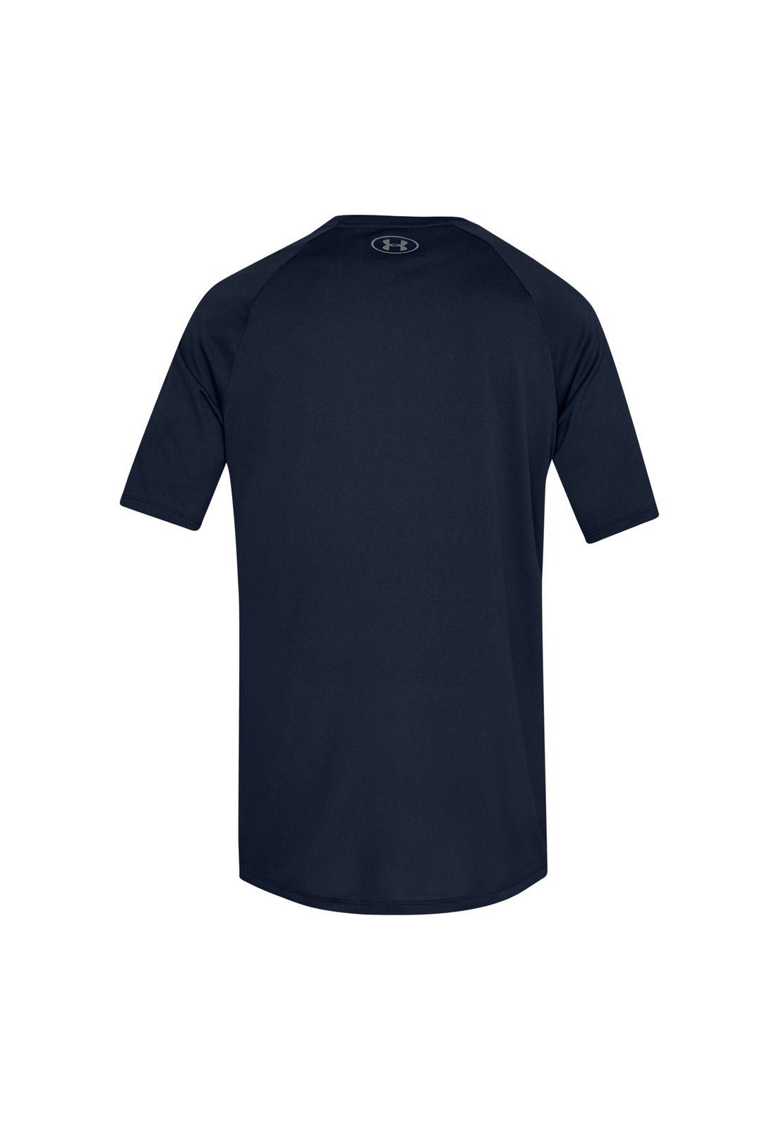 Polera manga corta Tech hombre Azul-1