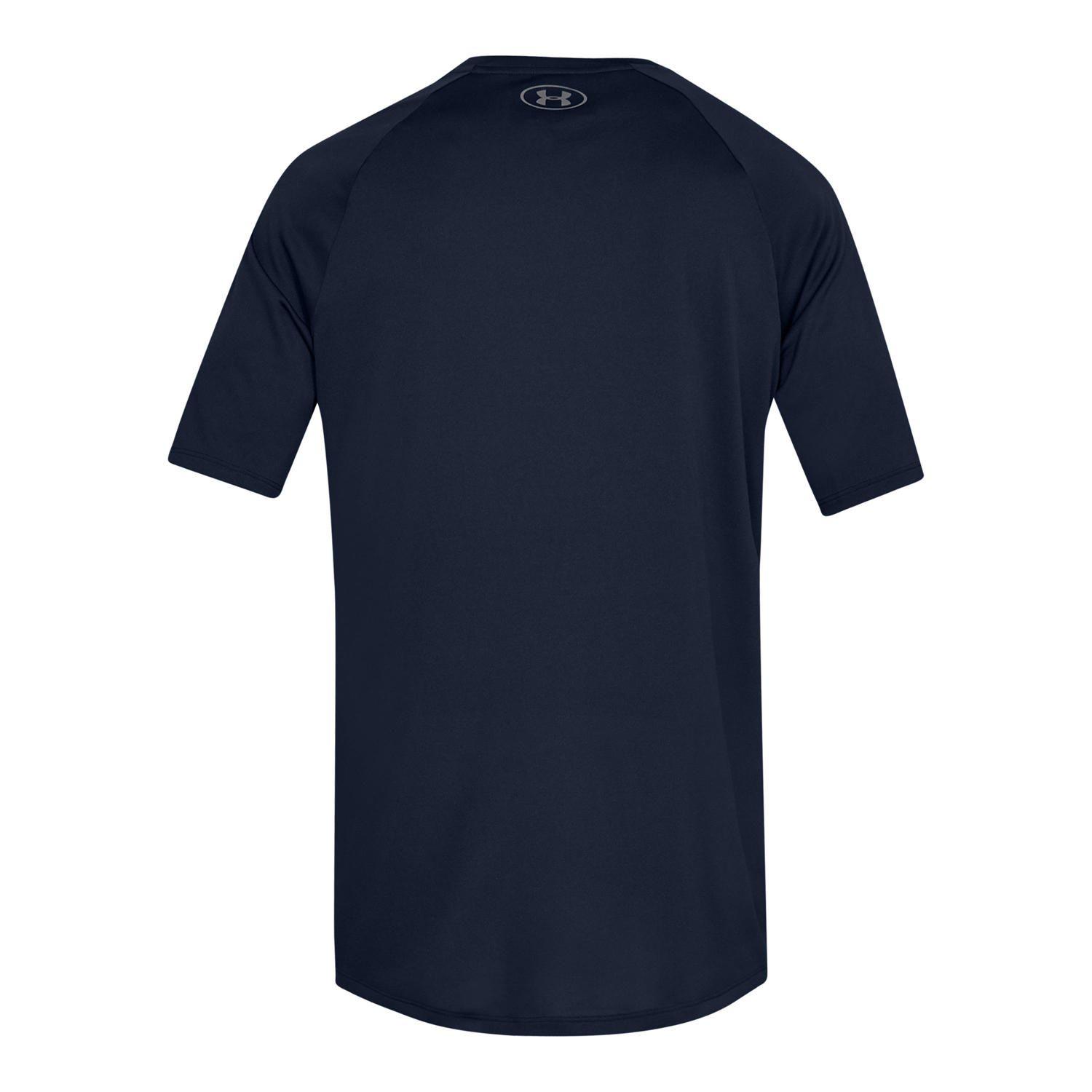 Polera manga corta Tech hombre Azul-1