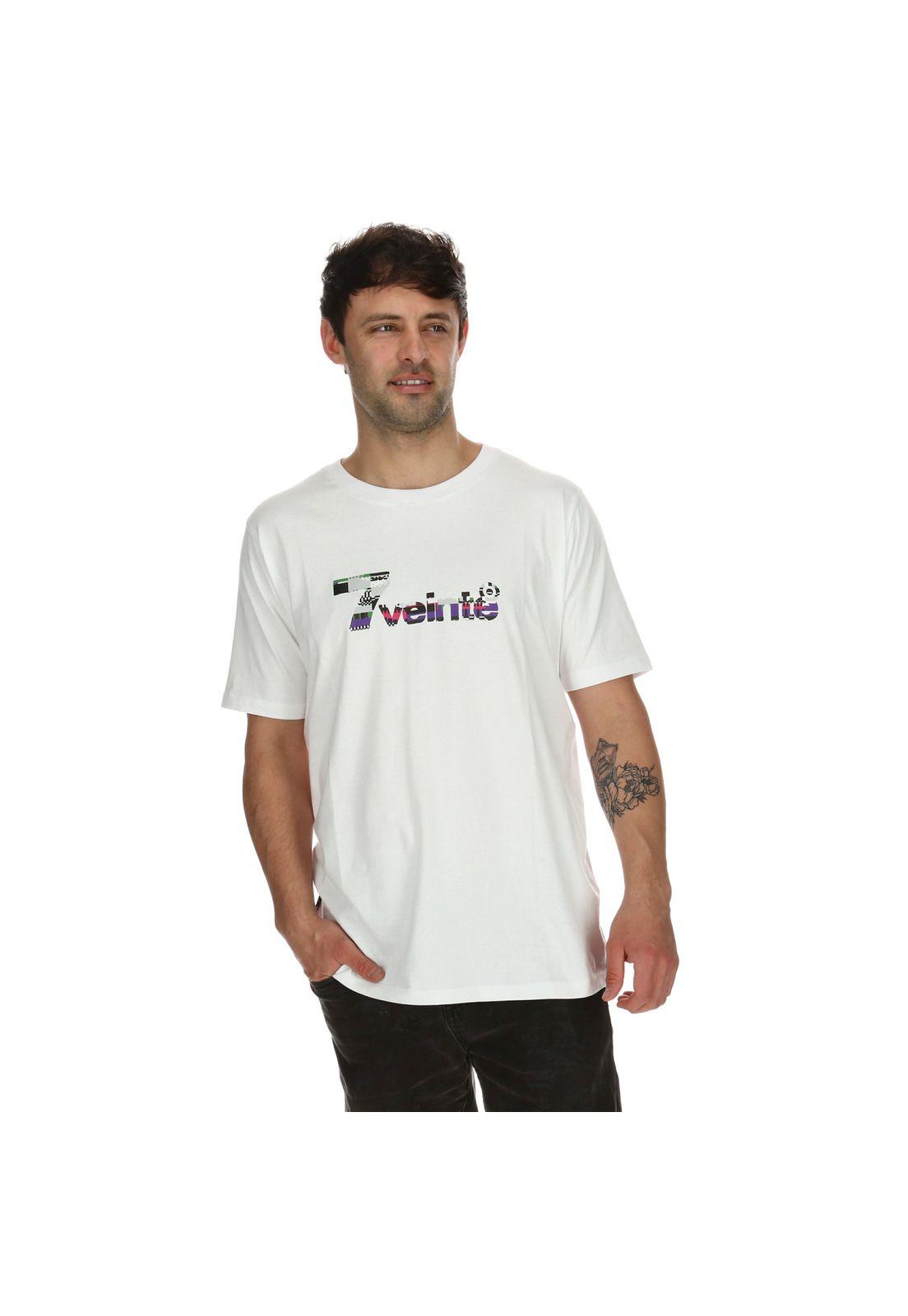 Polera M/C Hombre 7Veinte Glich Ss Blanco 7Veinte-0