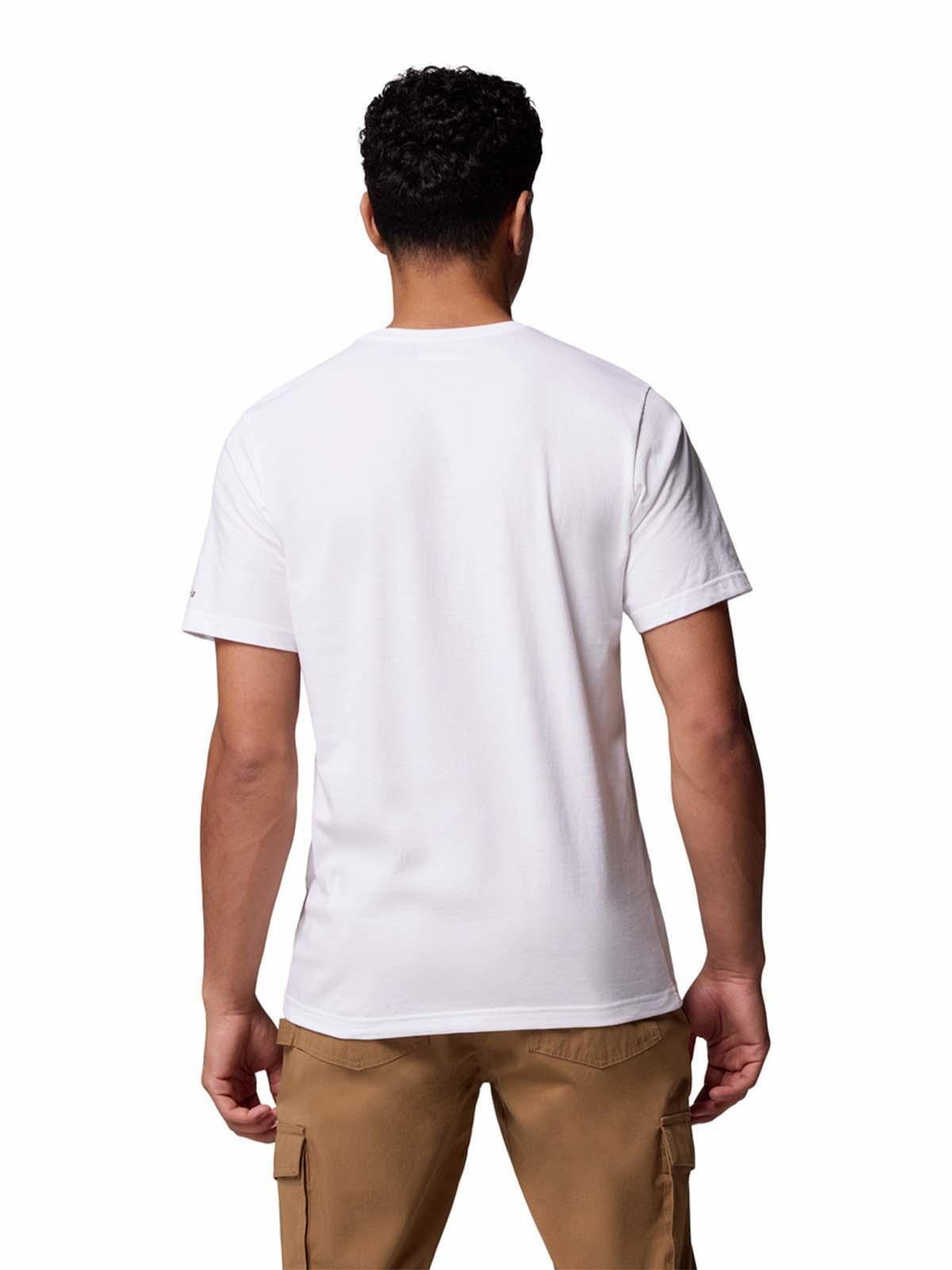 Polera M/C Hombre CSC Seasonal Logo Blanco-3
