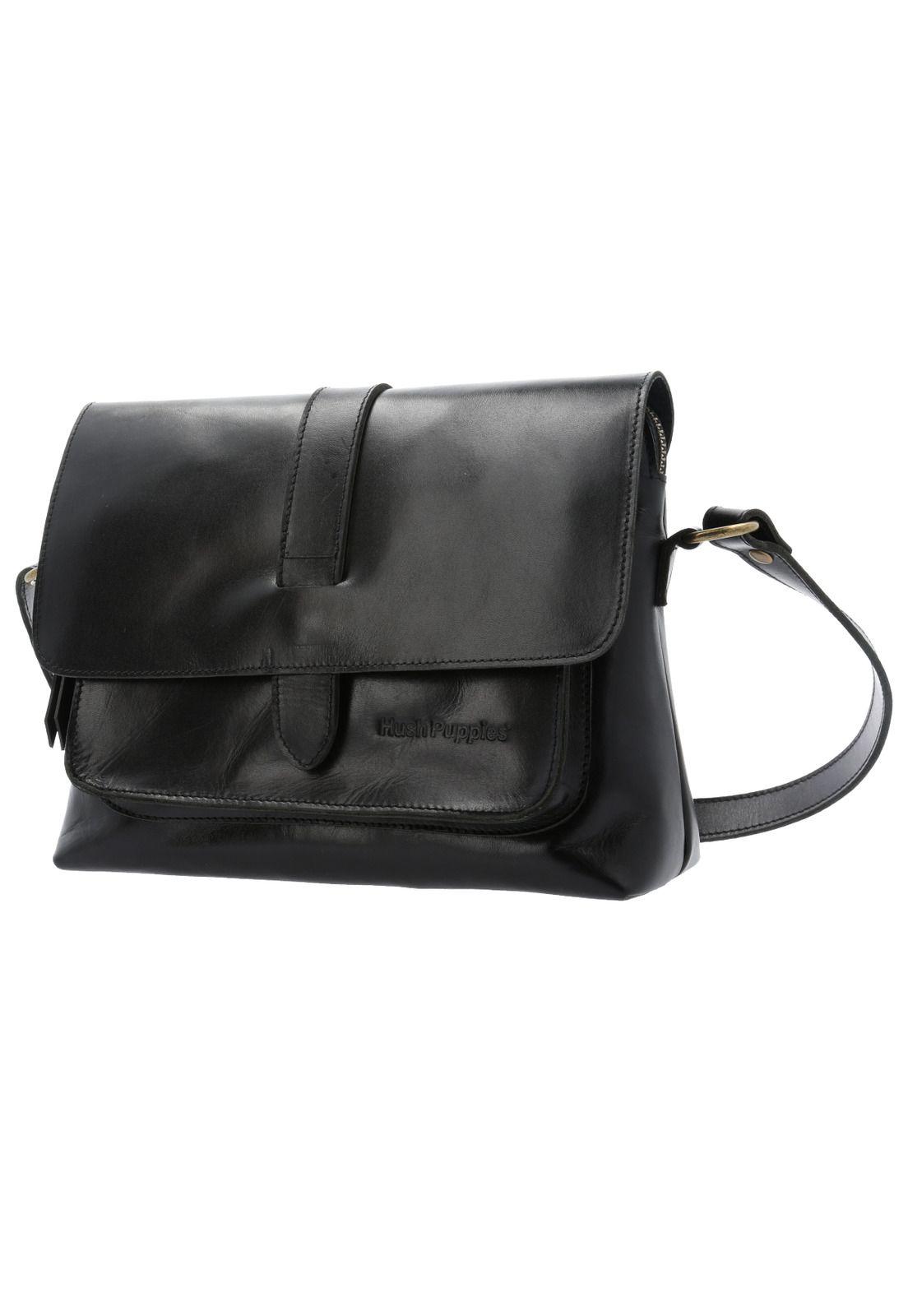 Cartera Cuero Mujer Bourt Cross Negro-1