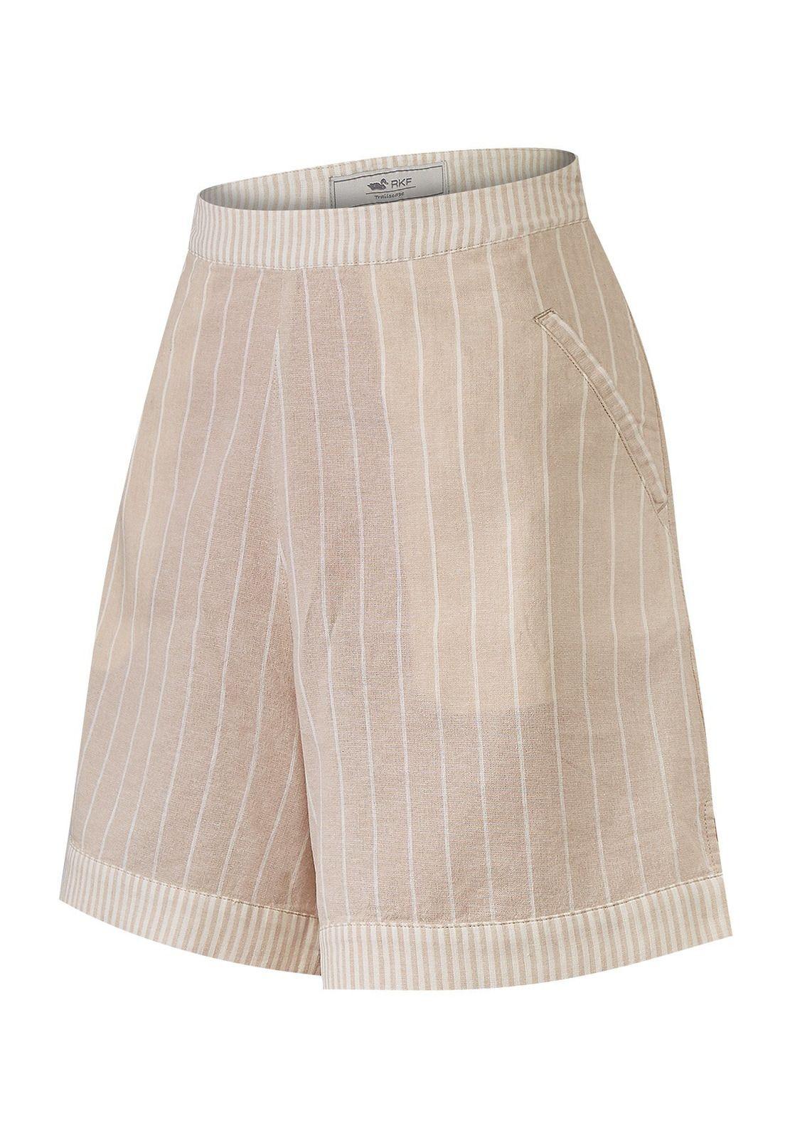 Short Lino Orgánico Mujer Huron Rosado -0