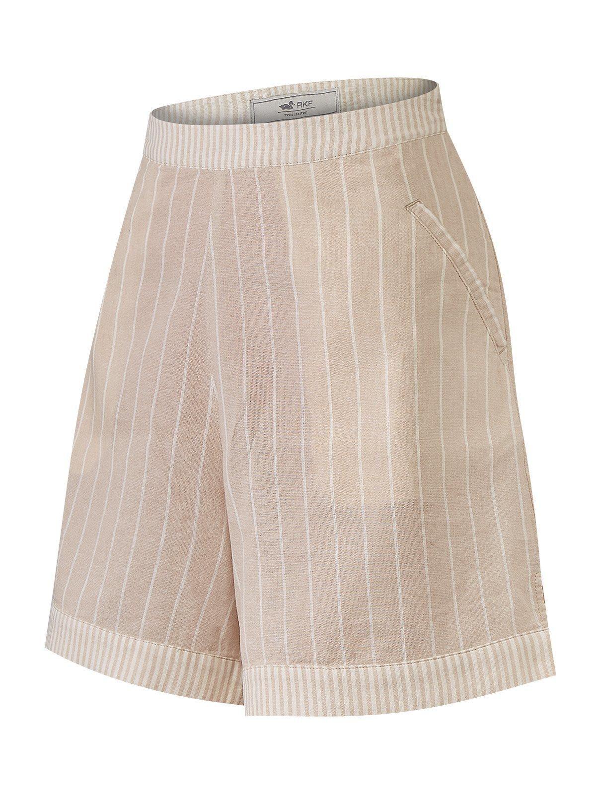 Short Lino Orgánico Mujer Huron Rosado -0