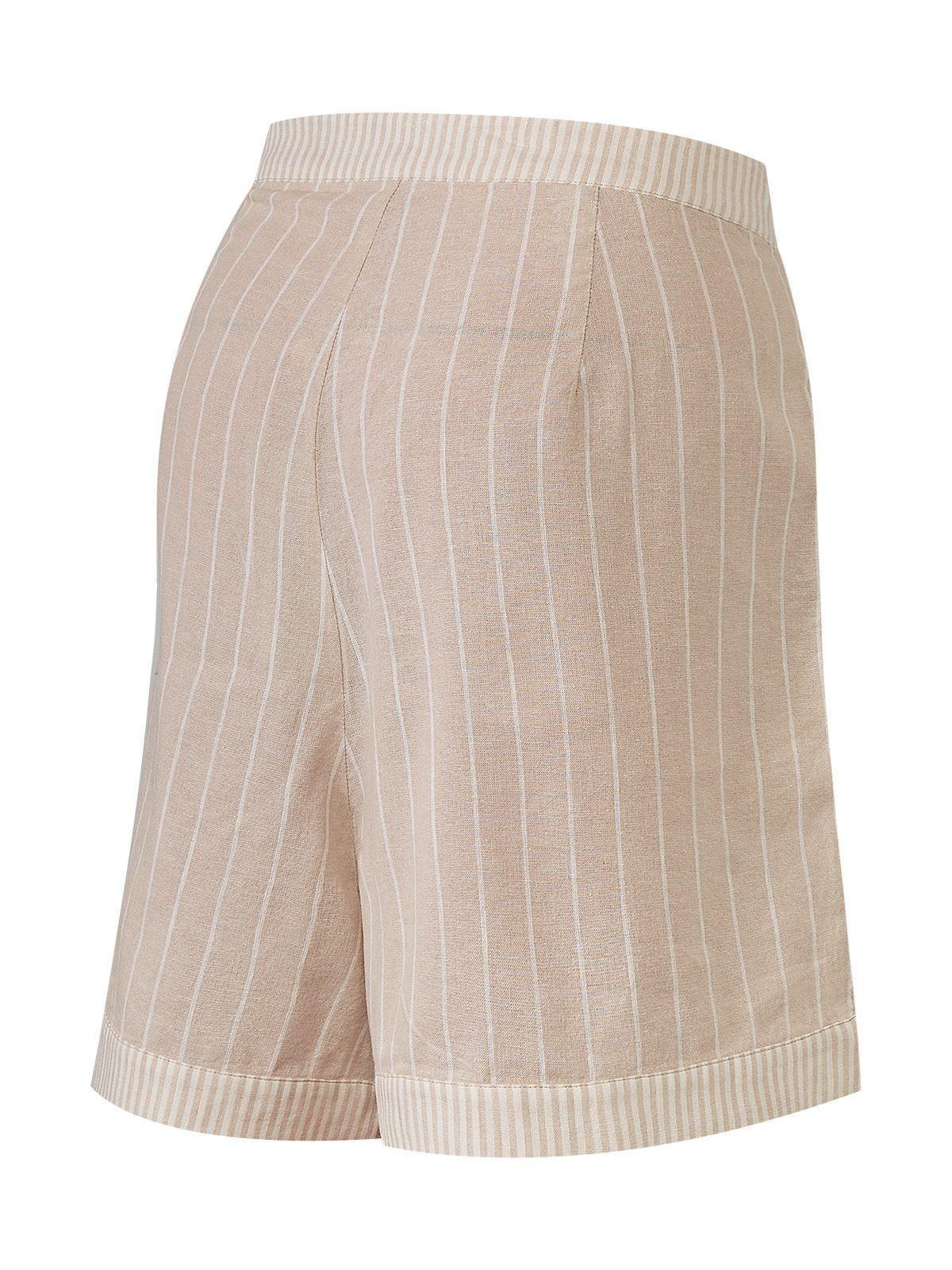 Short Lino Orgánico Mujer Huron Rosado -1