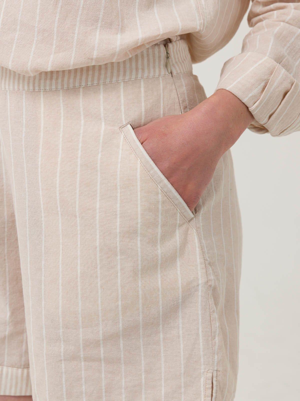 Short Lino Orgánico Mujer Huron Rosado -6