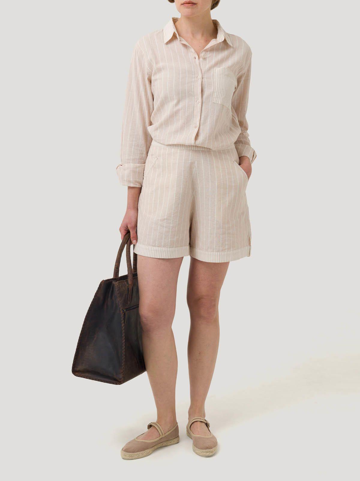 Short Lino Orgánico Mujer Huron Rosado -8