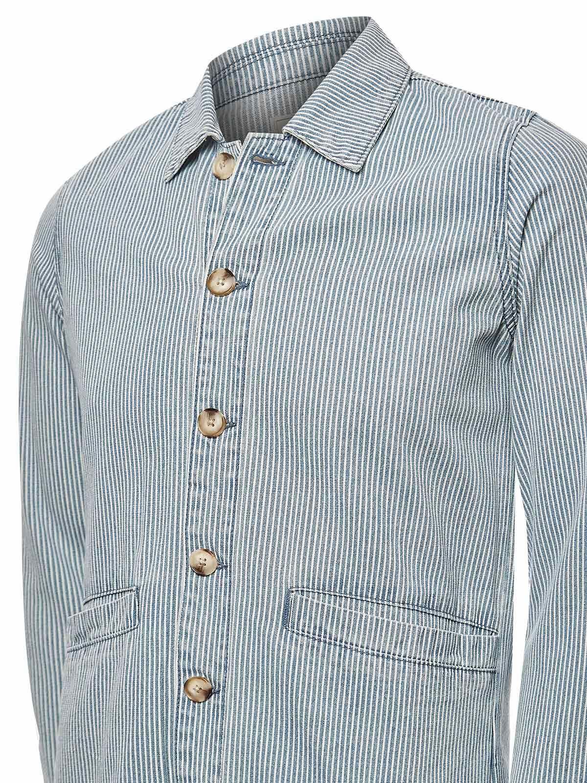 Chaqueta Algodón Mujer Zanzibar Azul -3