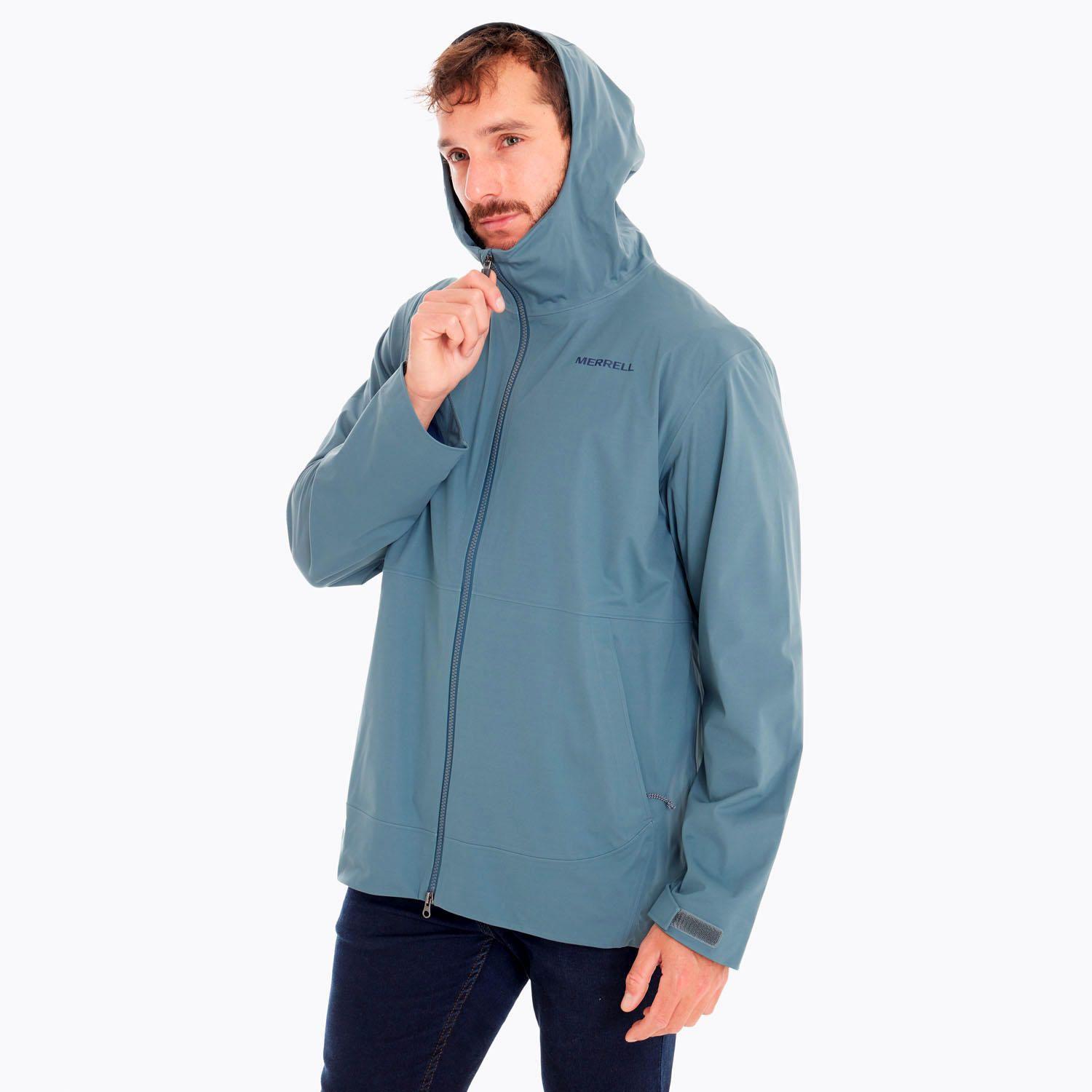 Impermeable Hombre Whisper Rain Shell Azul-1