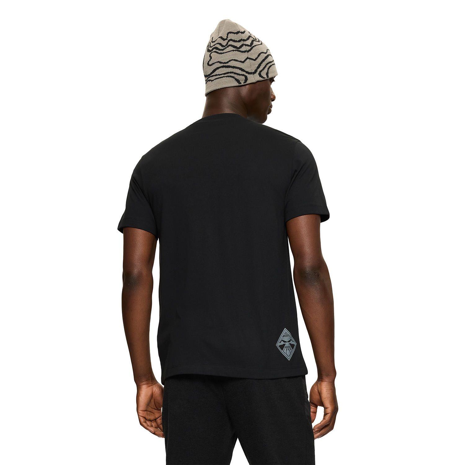 Polera Manga Corta Hombre Worry Less Negro-3