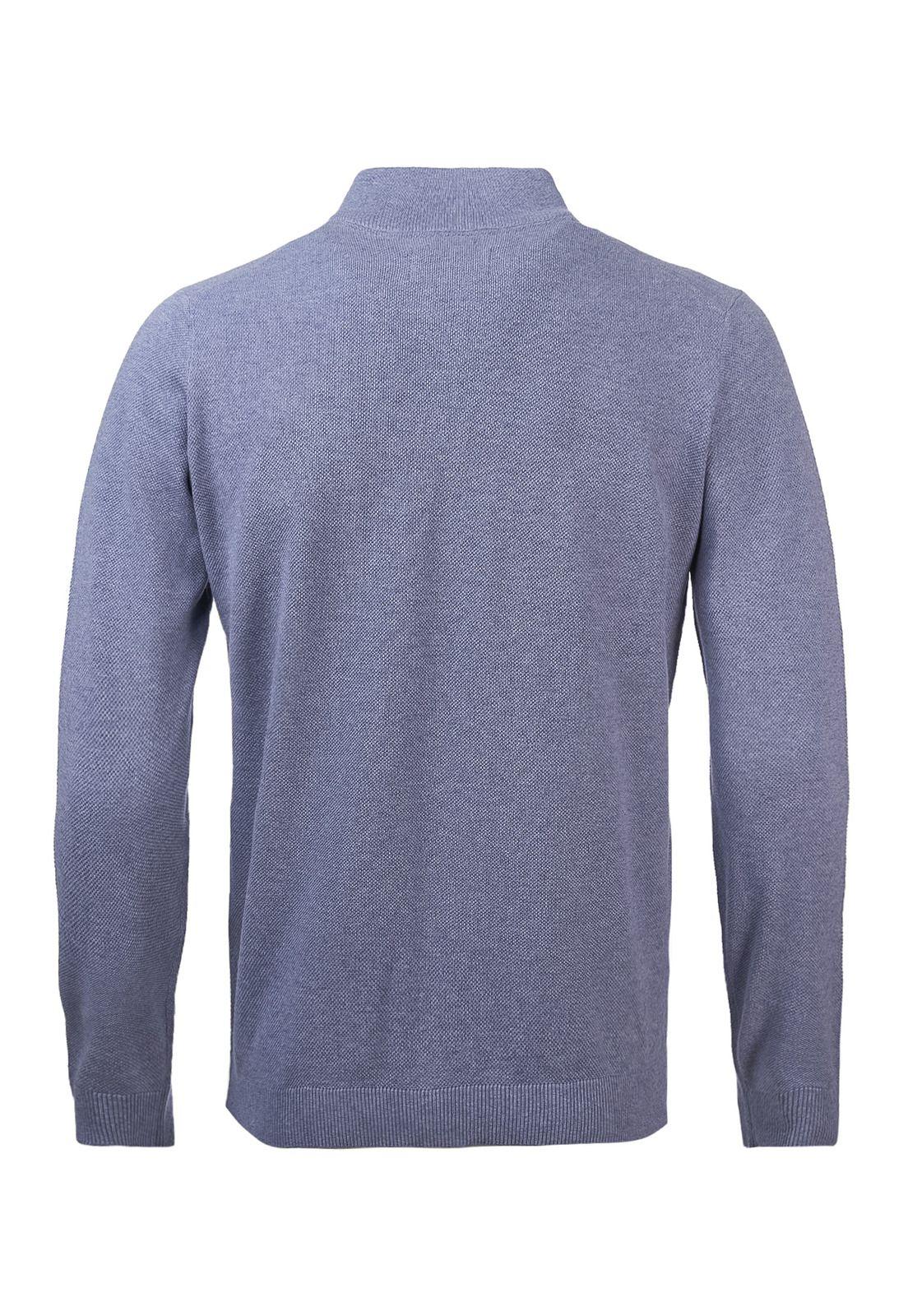 Sweater Algodón Orgánic Bilbaofull Azul Hombre-1
