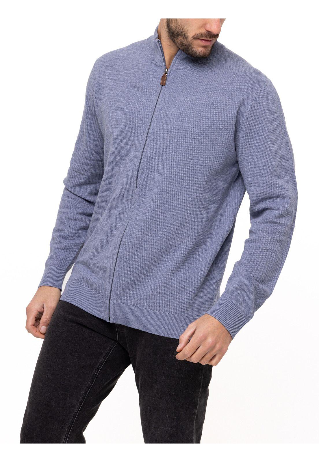 Sweater Algodón Orgánic Bilbaofull Azul Hombre-4