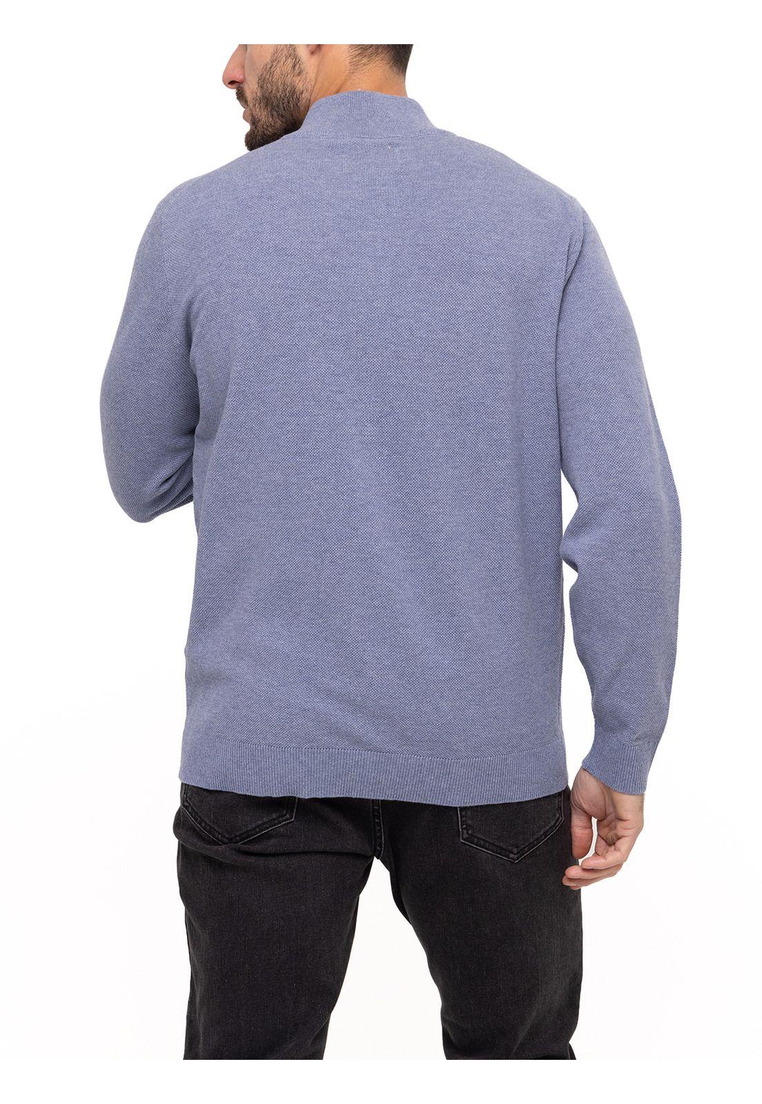 Sweater Algodón Orgánic Bilbaofull Azul Hombre-5
