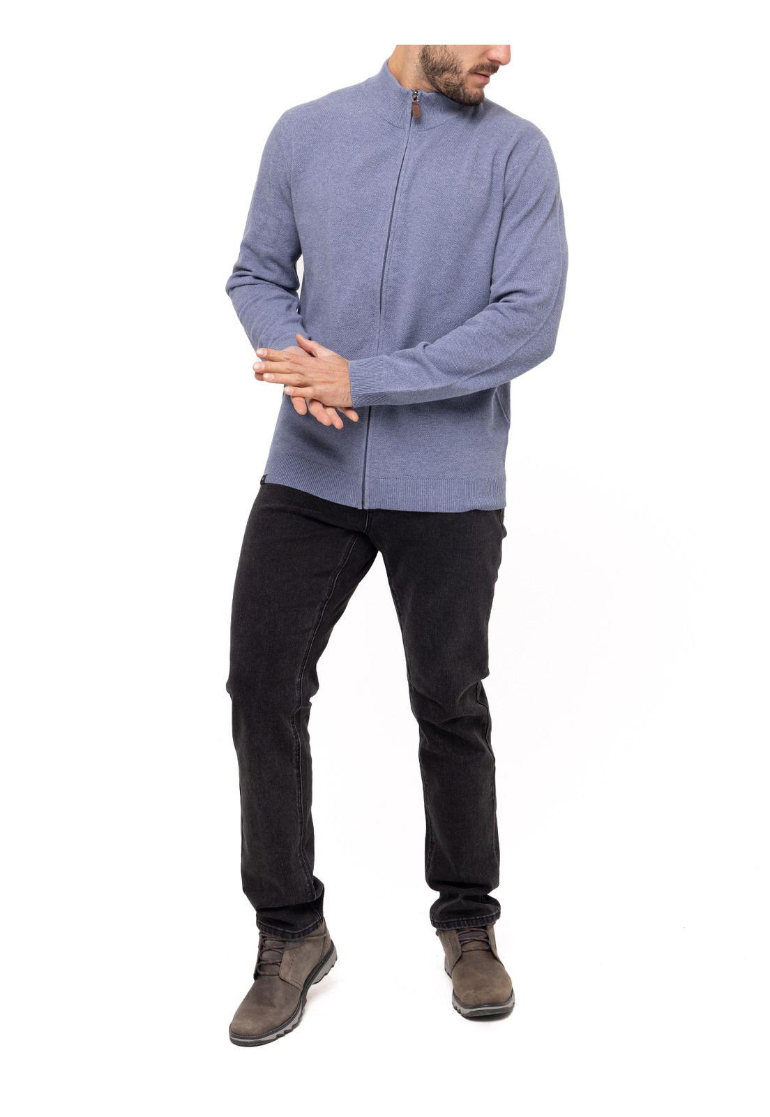 Sweater Algodón Orgánic Bilbaofull Azul Hombre-8