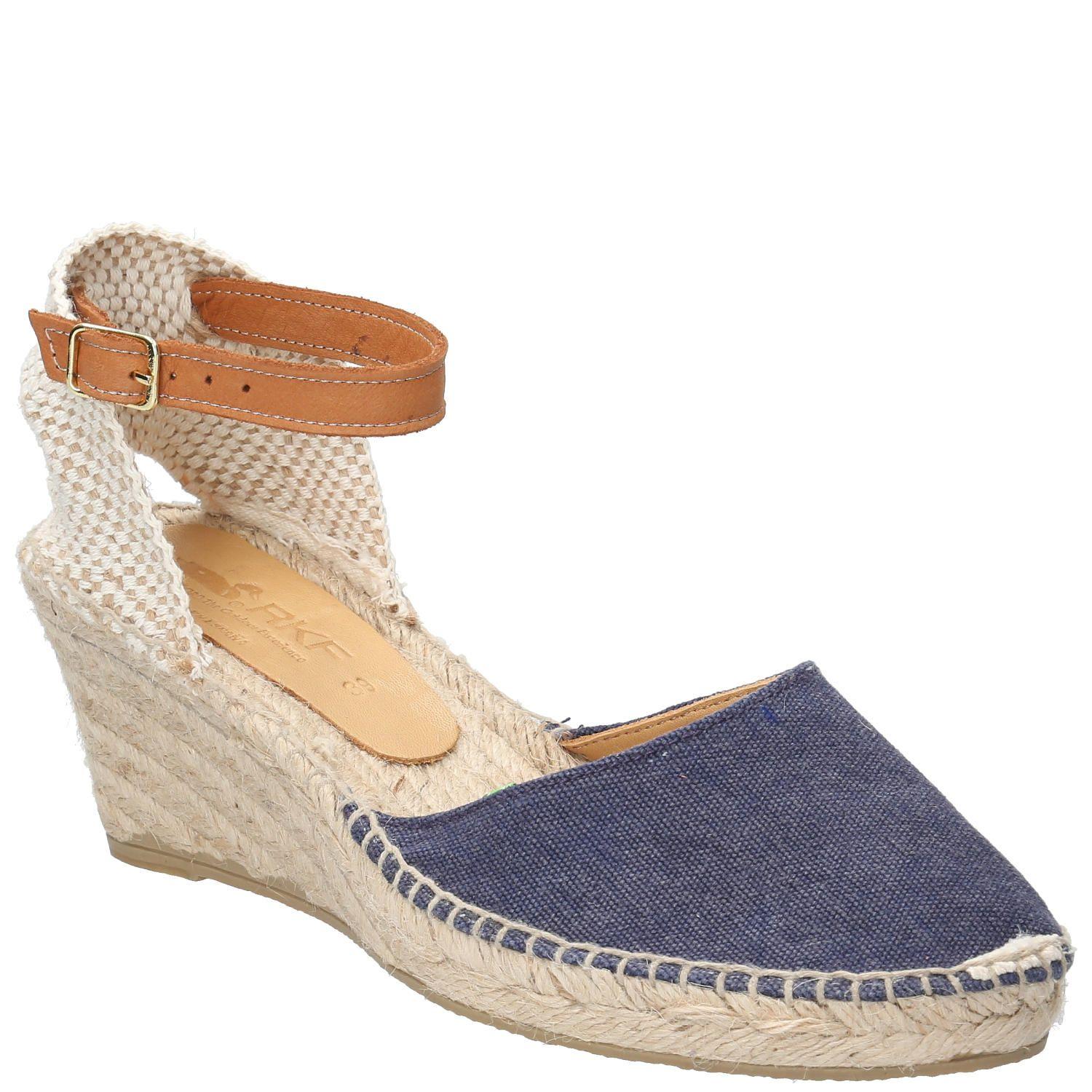 Alpargata Algodón Orgánico Mujer Monforte Azul-1