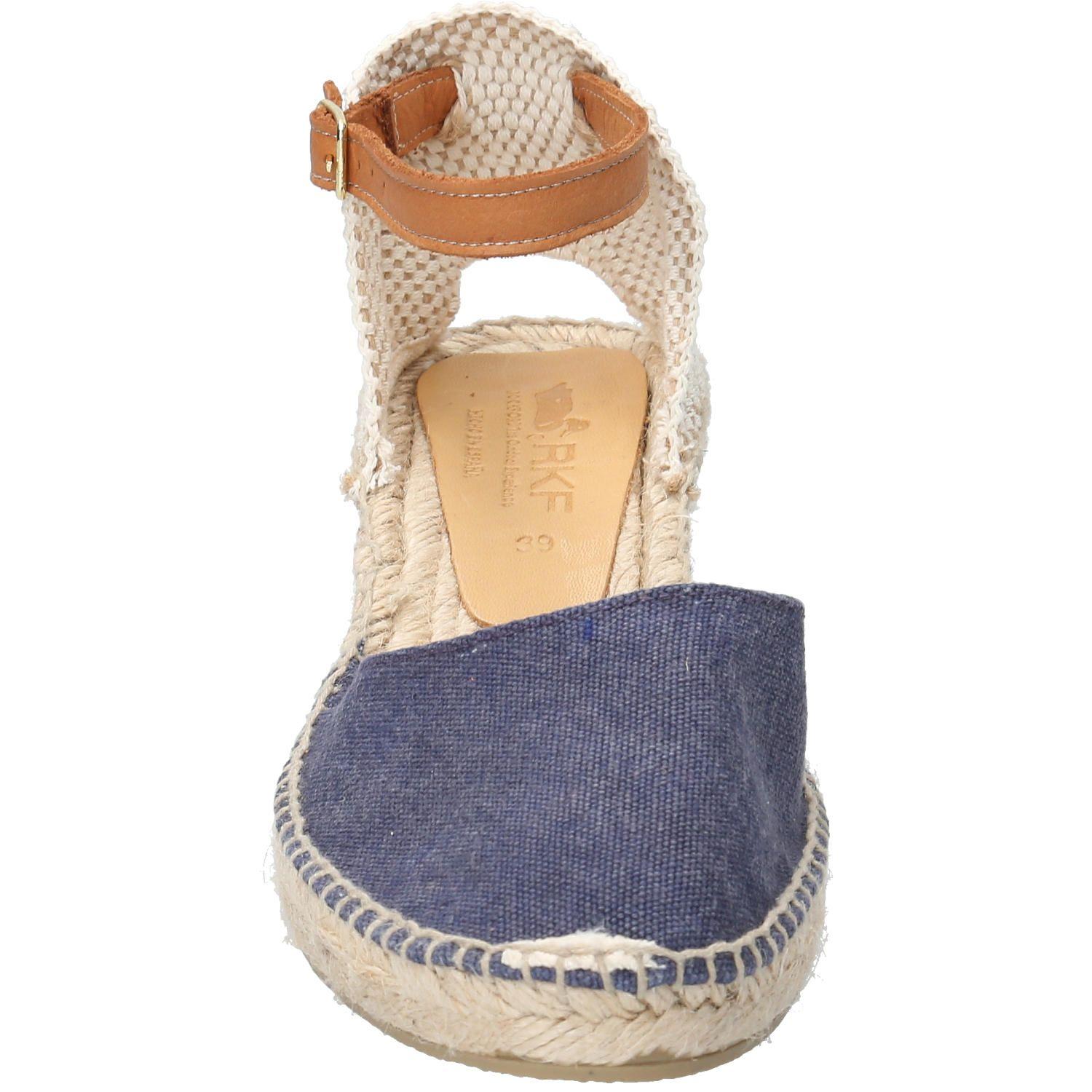 Alpargata Algodón Orgánico Mujer Monforte Azul-3