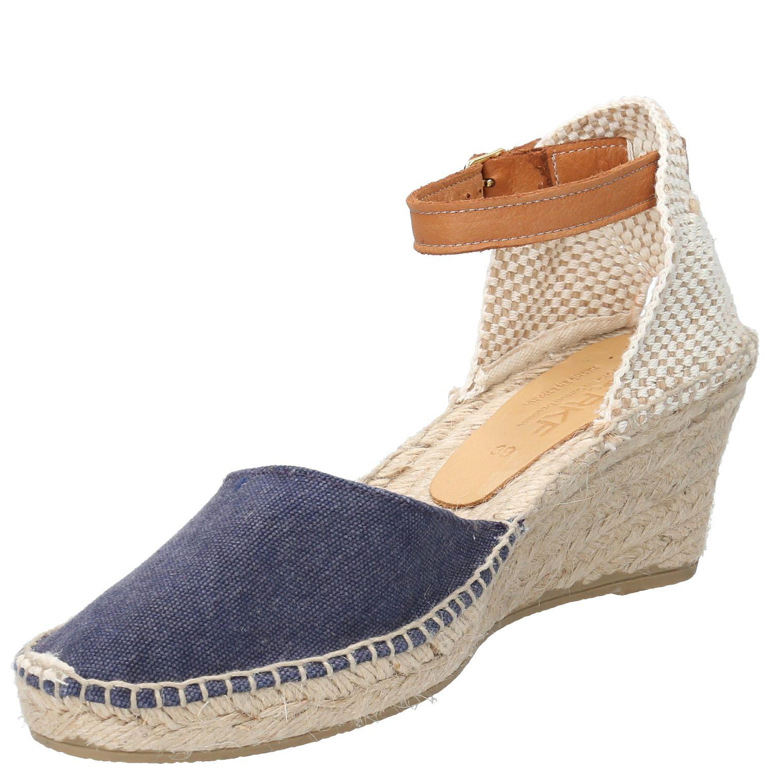 Alpargata Algodón Orgánico Mujer Monforte Azul-4