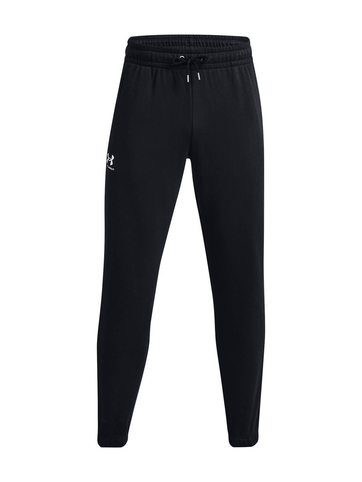 Joggers Fleece UA Essential hombre Negro-0