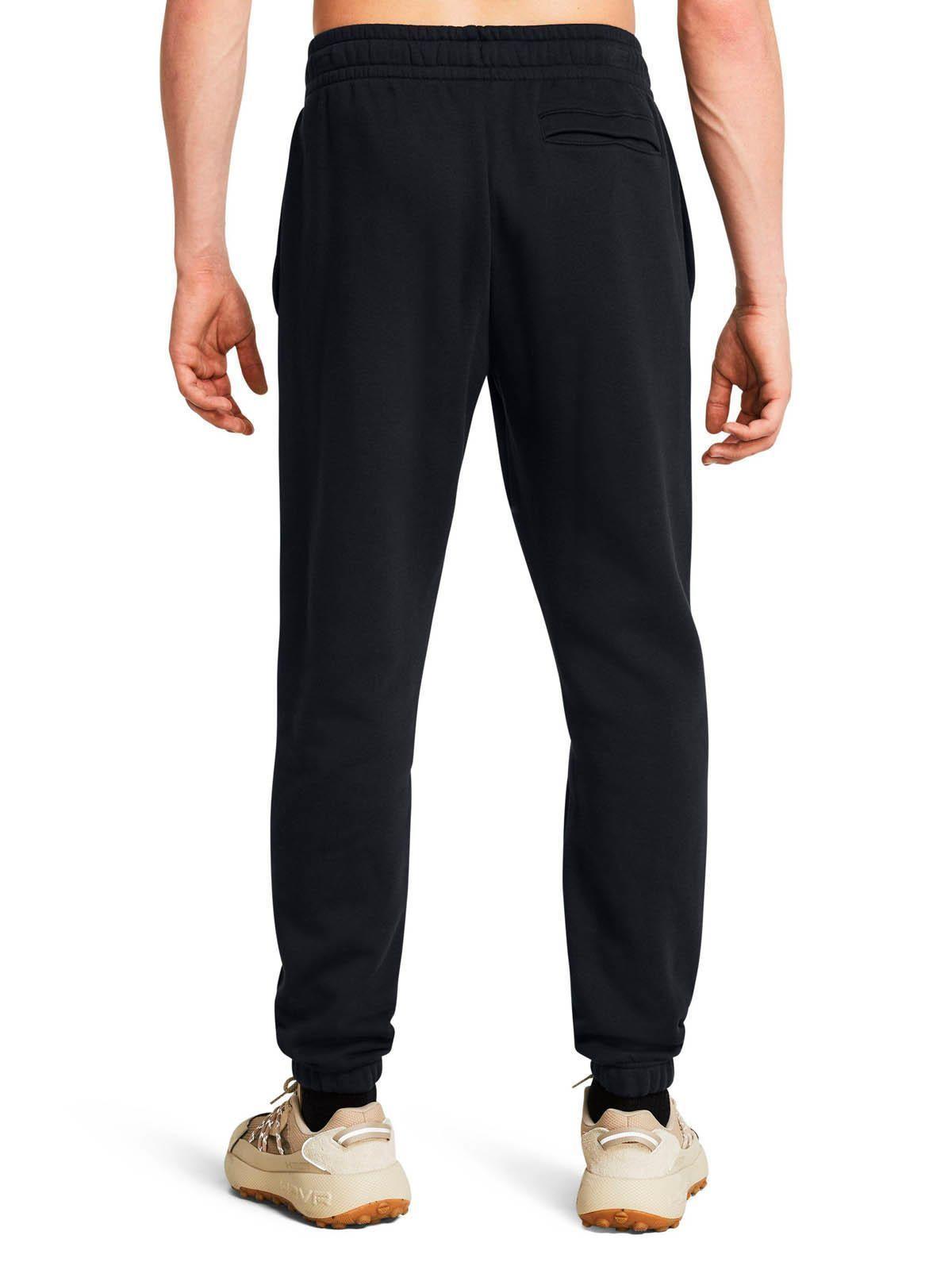 Joggers Fleece UA Essential hombre Negro-4