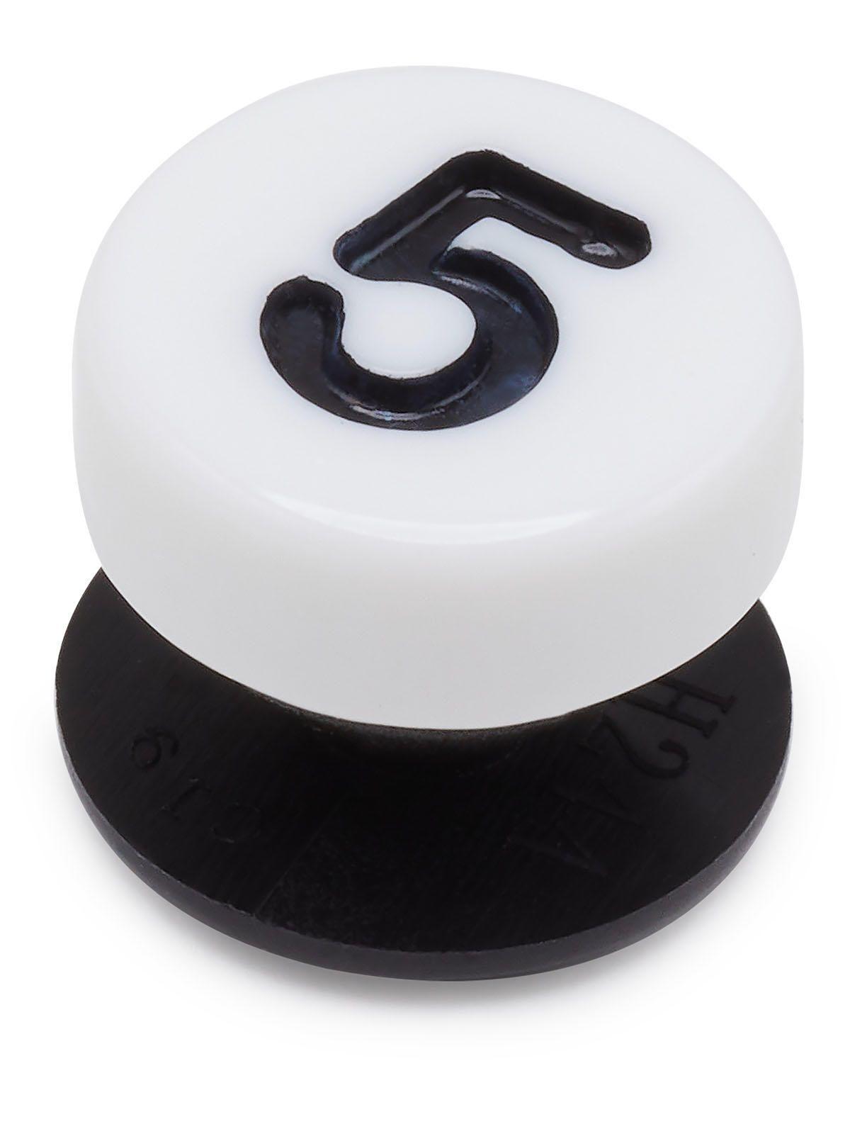 Jibbitz Crocs Número Cinco Pequeña Amistad Blanco-2