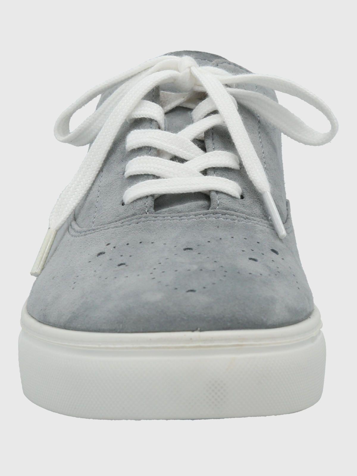 Zapatilla Cuero Mujer Wenx Azul-3