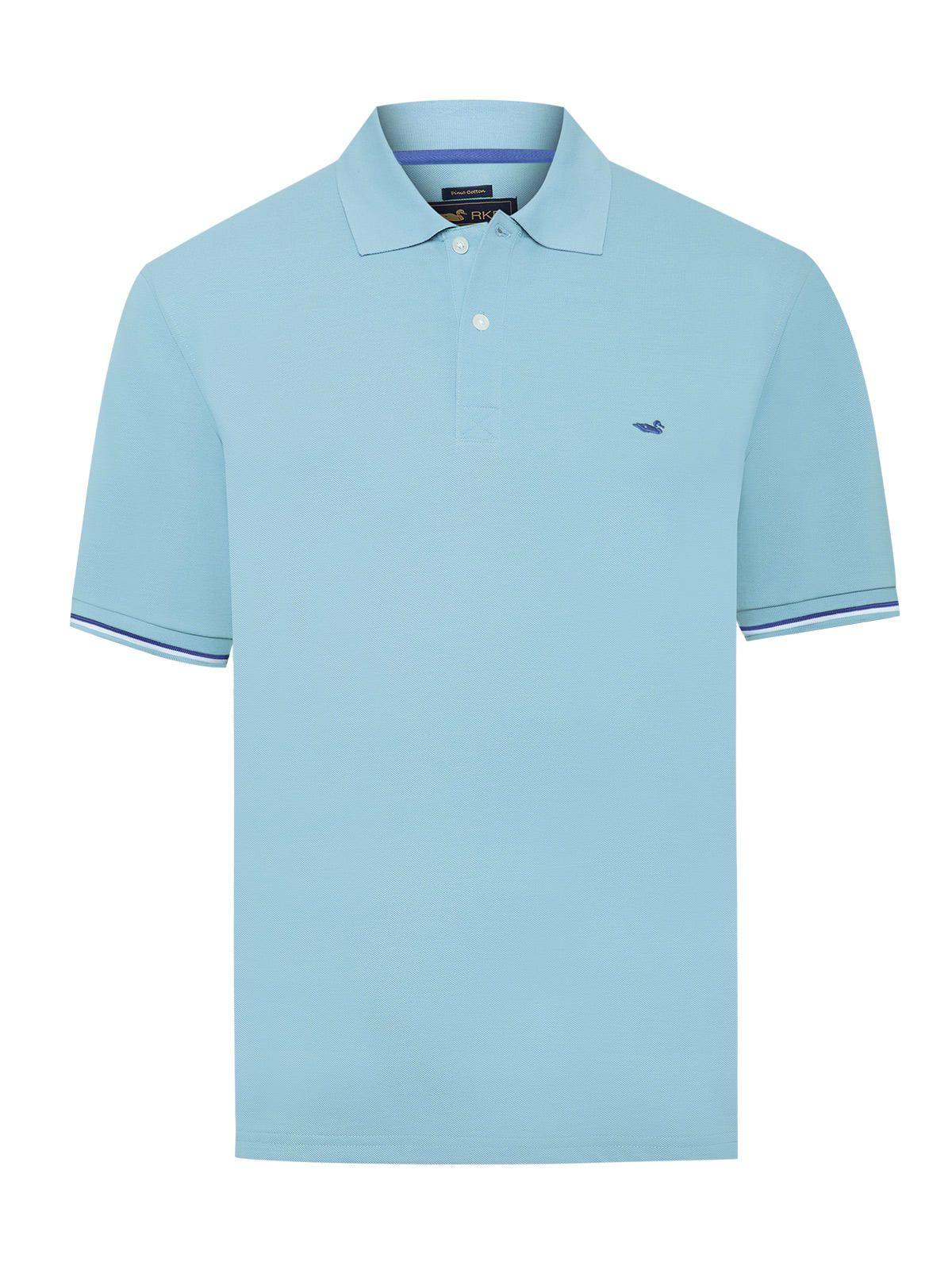 Polera Algodón Pima Hombre Mitchell Verde-0