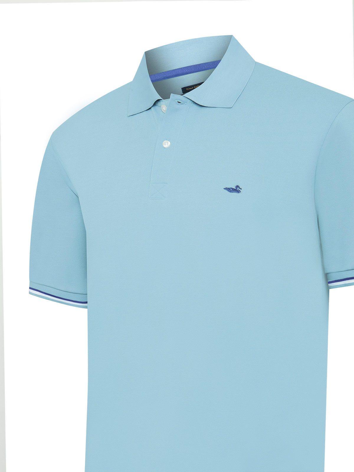 Polera Algodón Pima Hombre Mitchell Verde-3