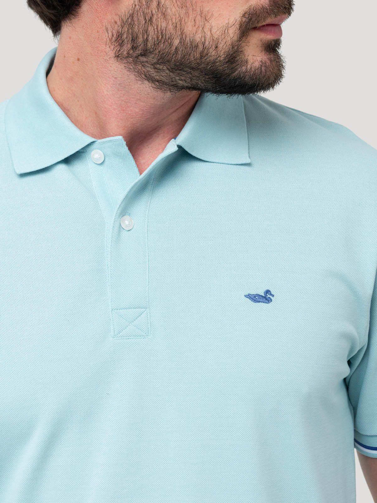 Polera Algodón Pima Hombre Mitchell Verde-6