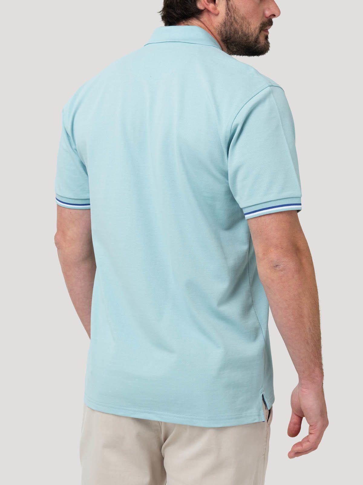 Polera Algodón Pima Hombre Mitchell Verde-5