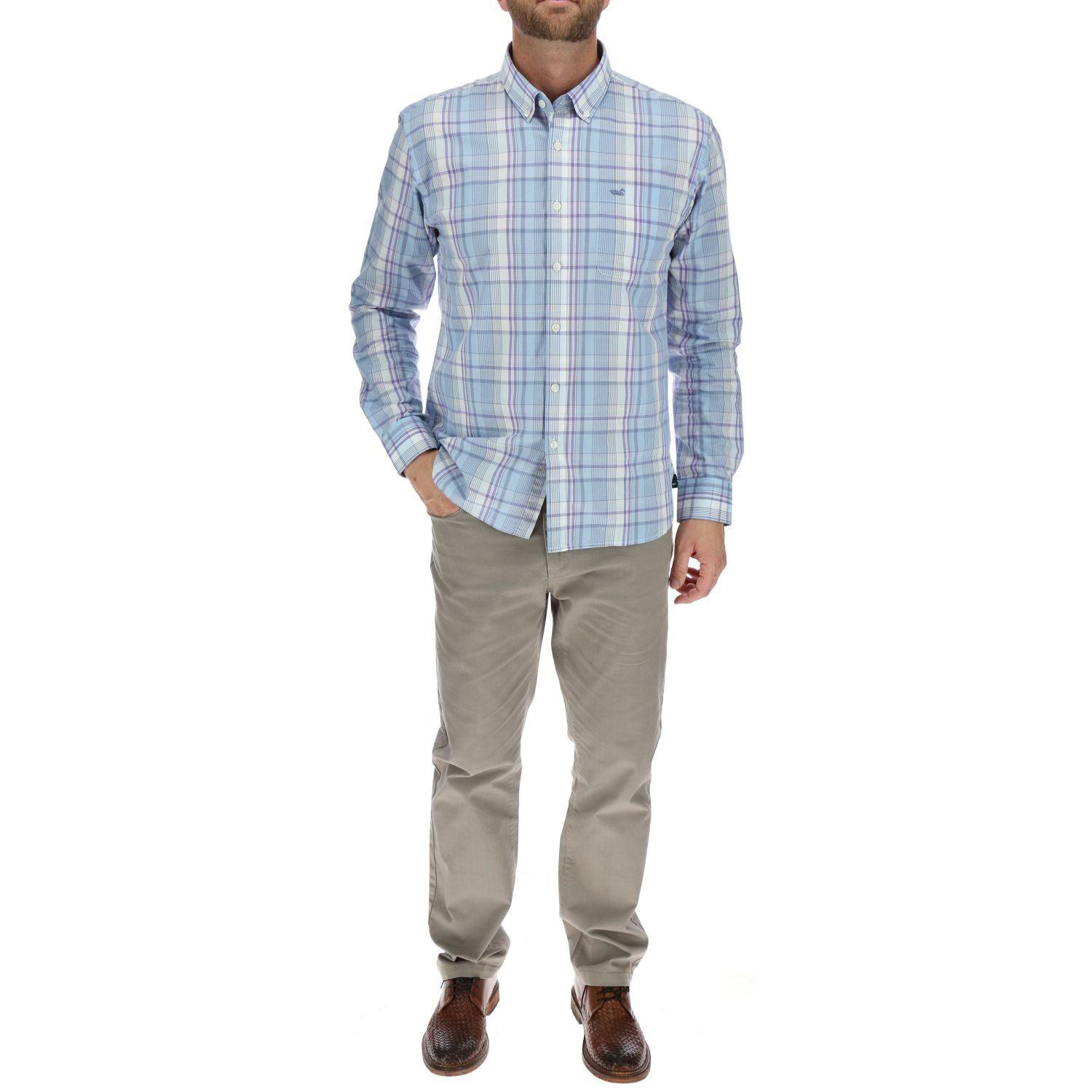 Camisa Hombre Lighterbut Celeste-4