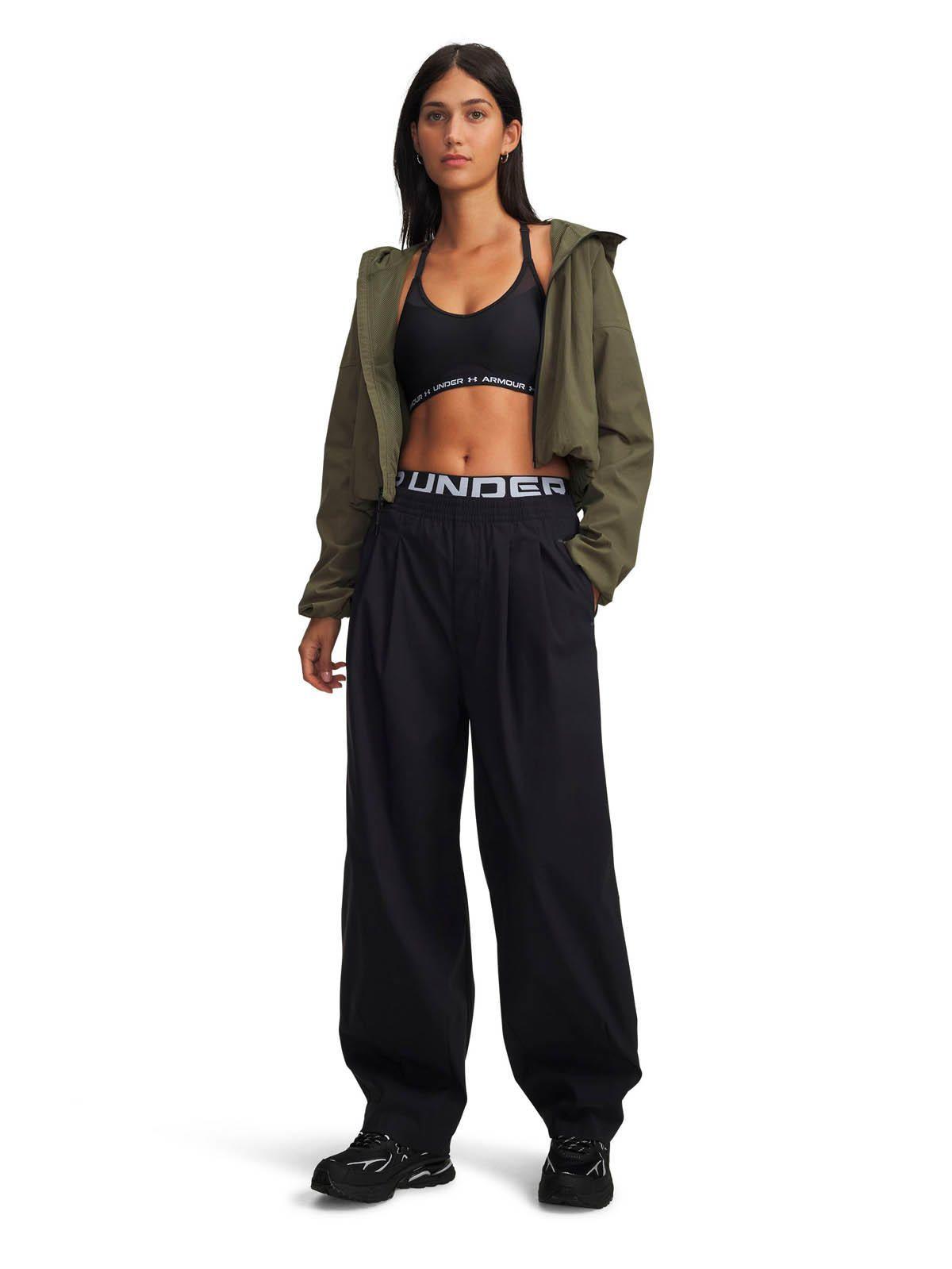 Pantalones Lifestyle  mujer Unstoppable Woven negro -3