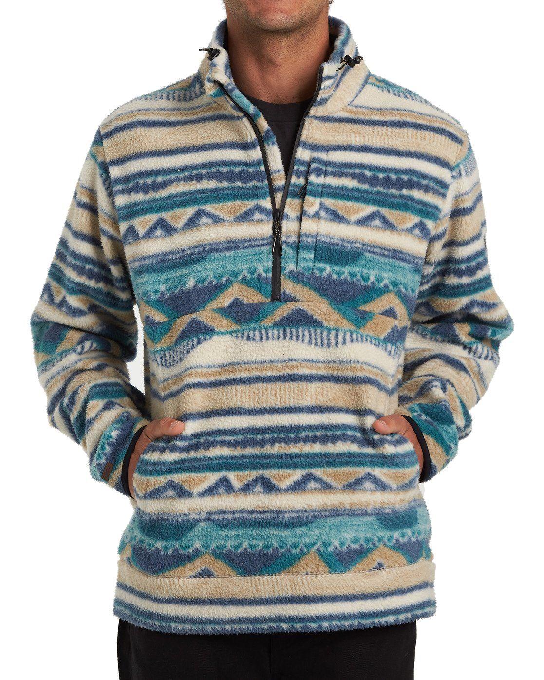 Polerón Hombre Boundary Mock Half Zip-0