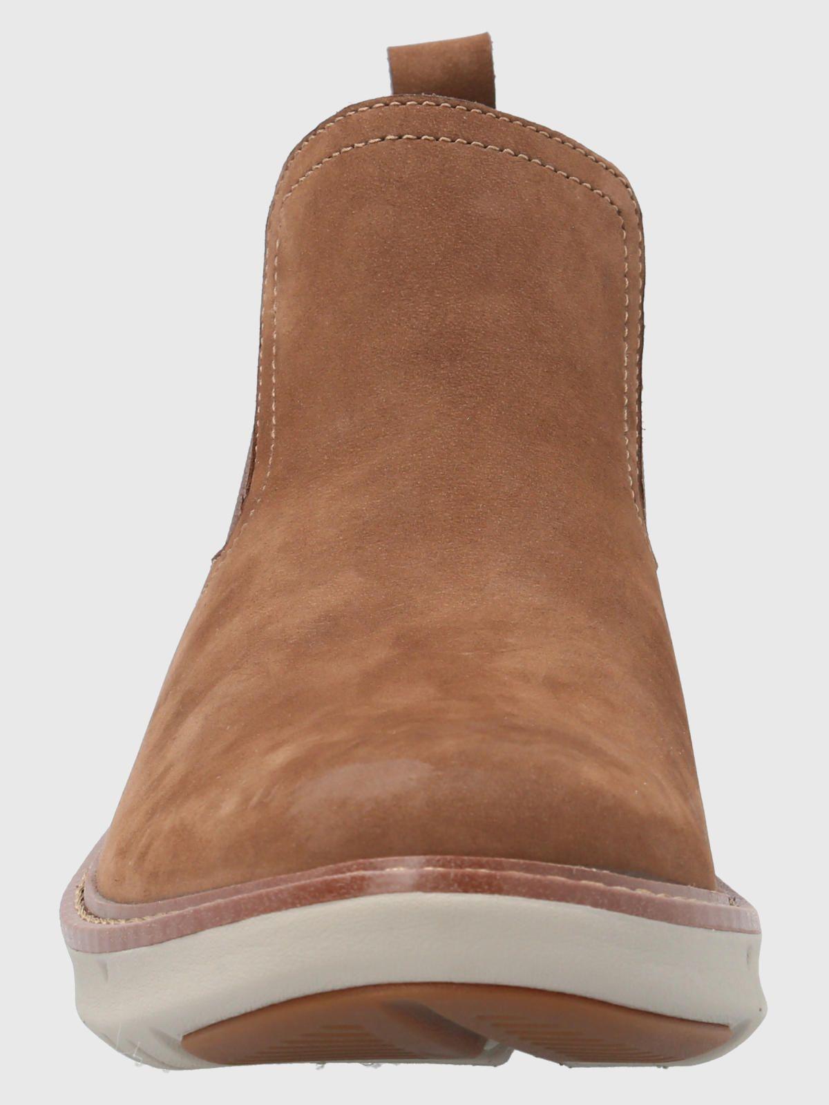 Botín Cuero Hombre Smart Chelsea Café-3