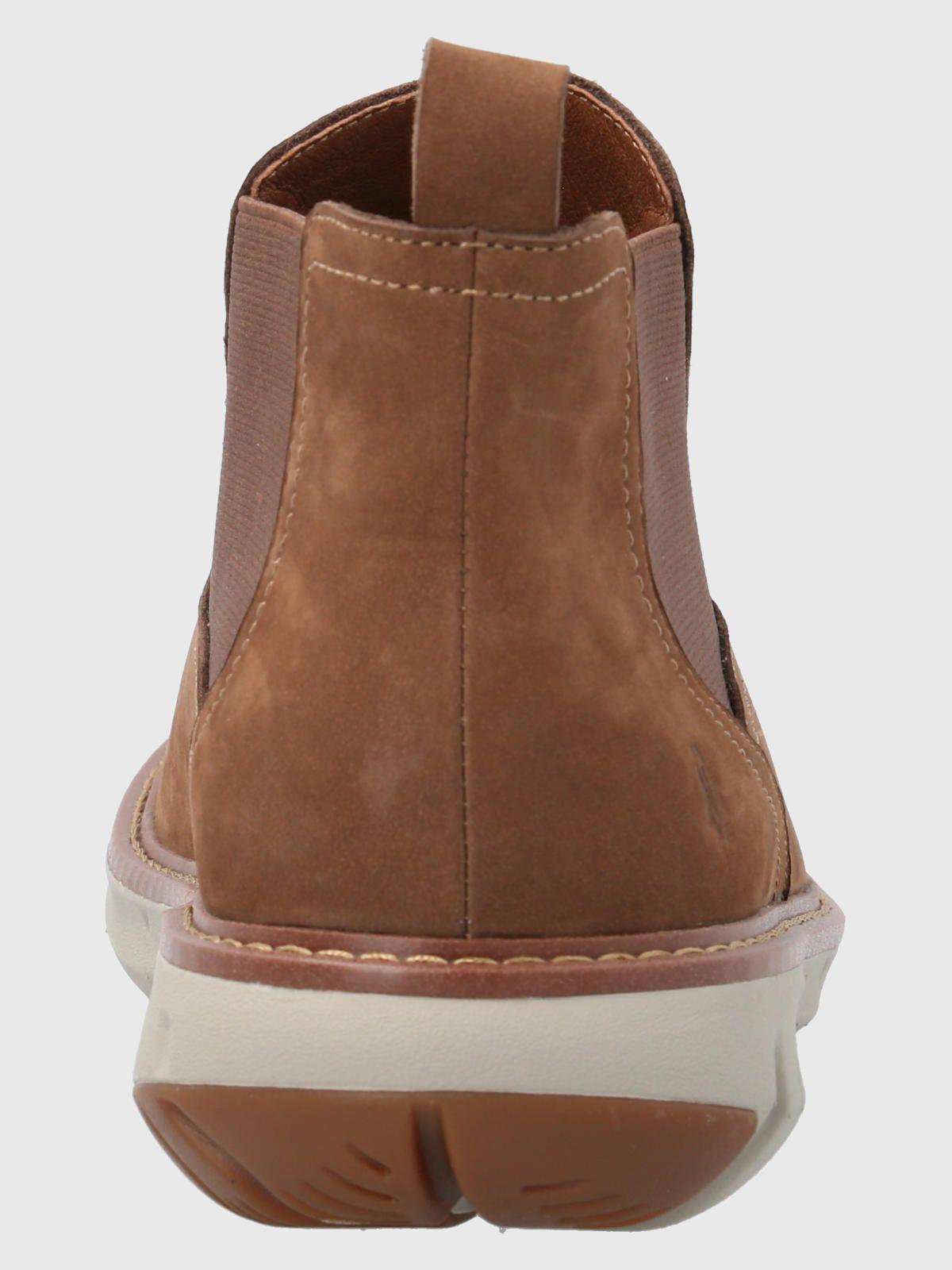 Botín Cuero Hombre Smart Chelsea Café-6