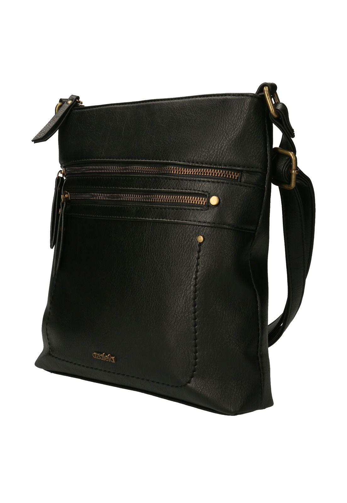 Cartera Mujer Velho Cross Negro-1