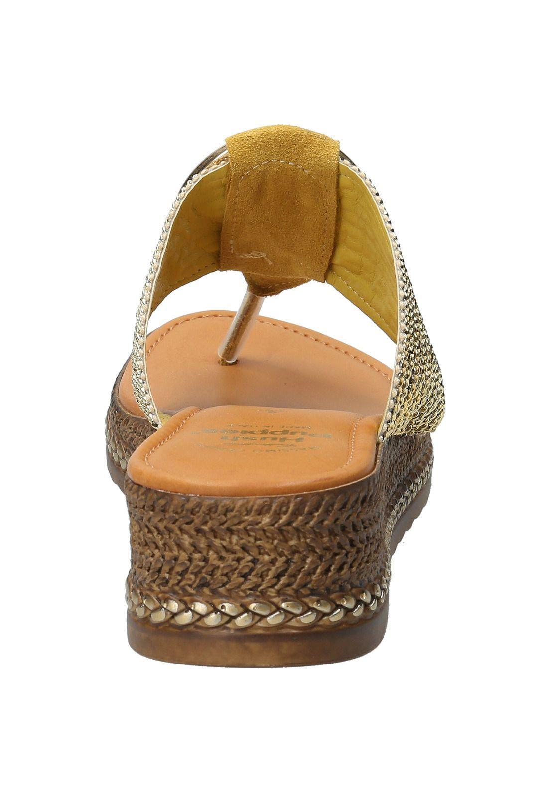 Sandalia Mujer Fiama Amarillo-6