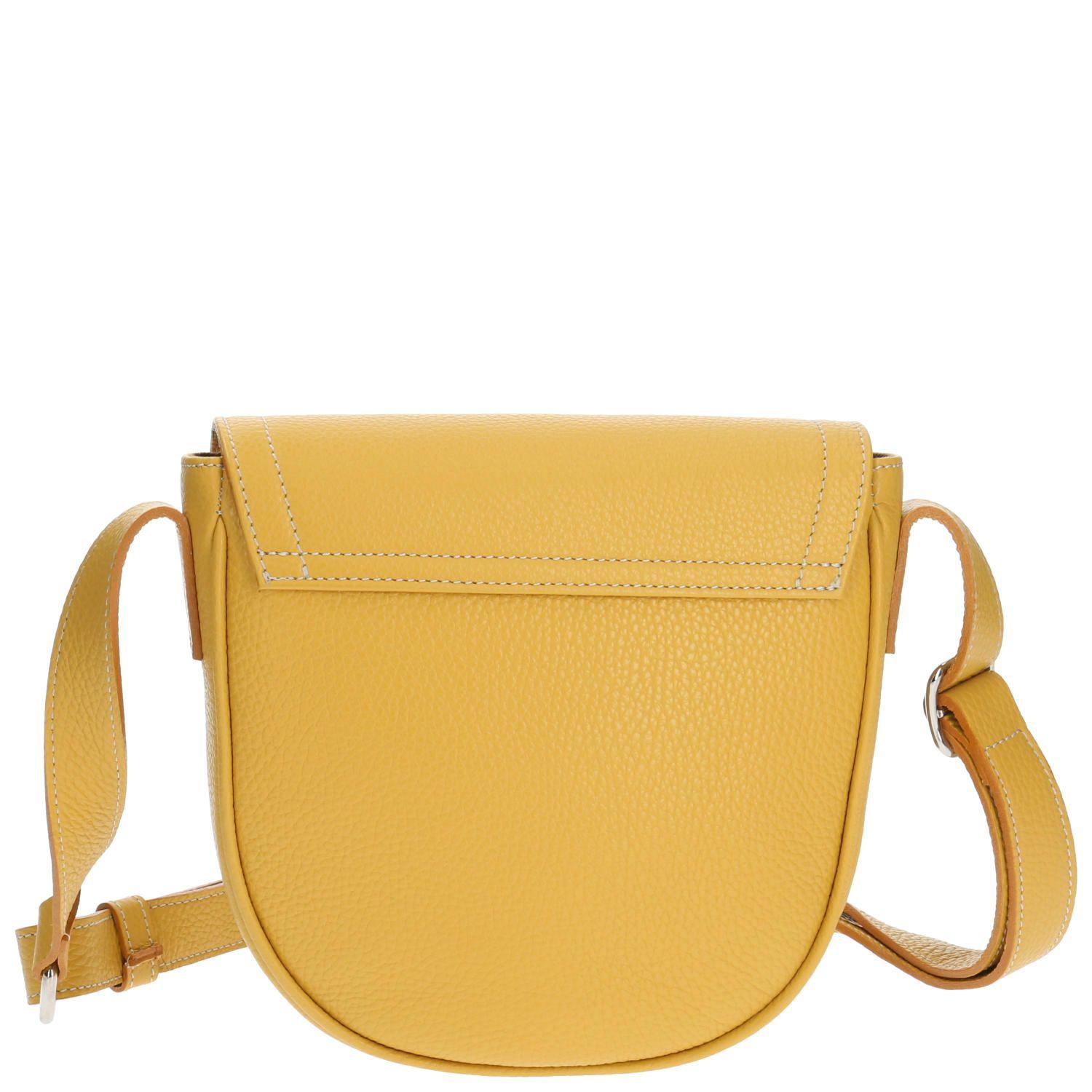 Cartera Varenna Cross Amarillo Mujer-2