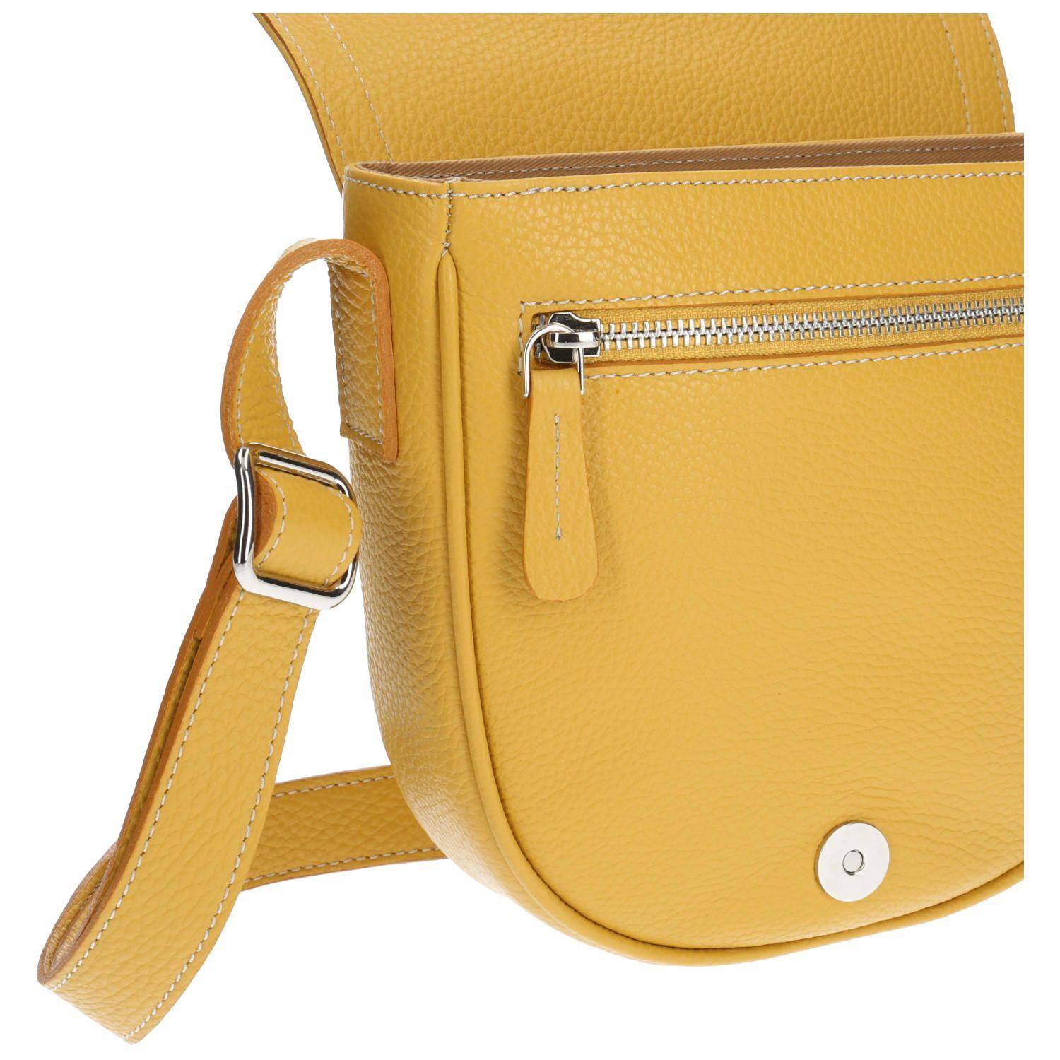 Cartera Varenna Cross Amarillo Mujer-3