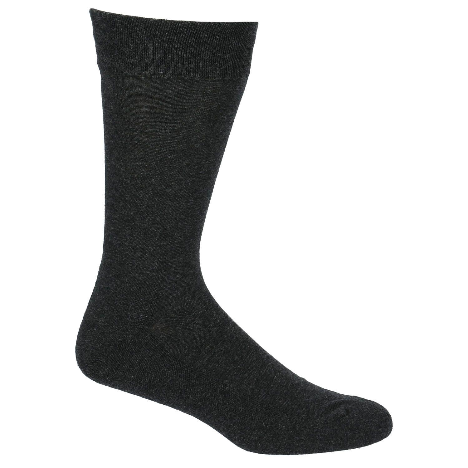 Calcetín Hombre Pack Plain Cushion Negro-1