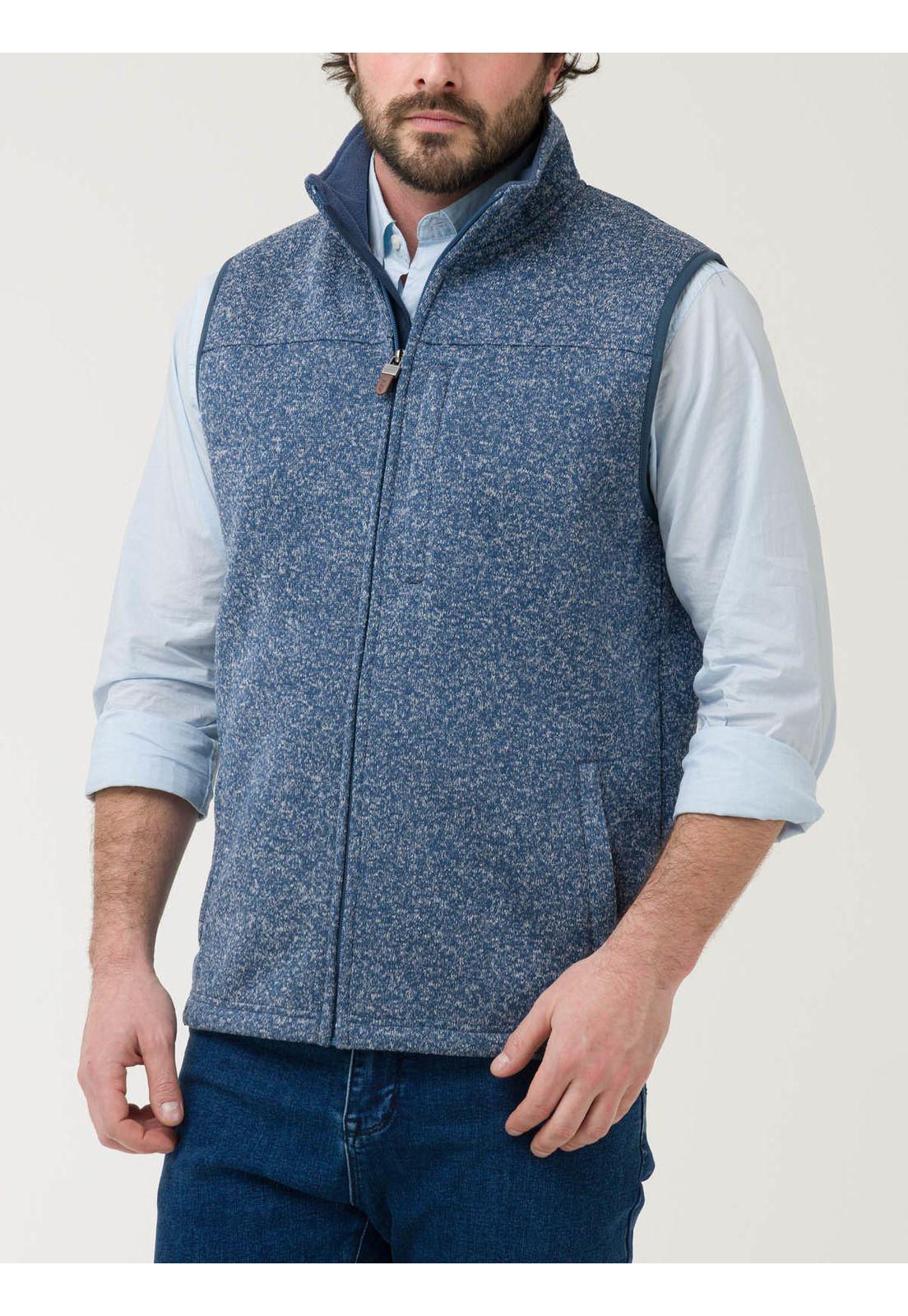 Polar Fibras Recicladas Hombre York Azul-4