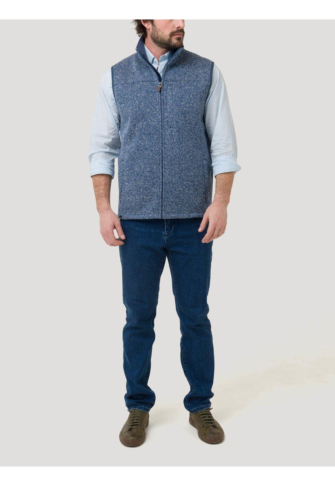 Polar Fibras Recicladas Hombre York Azul-7
