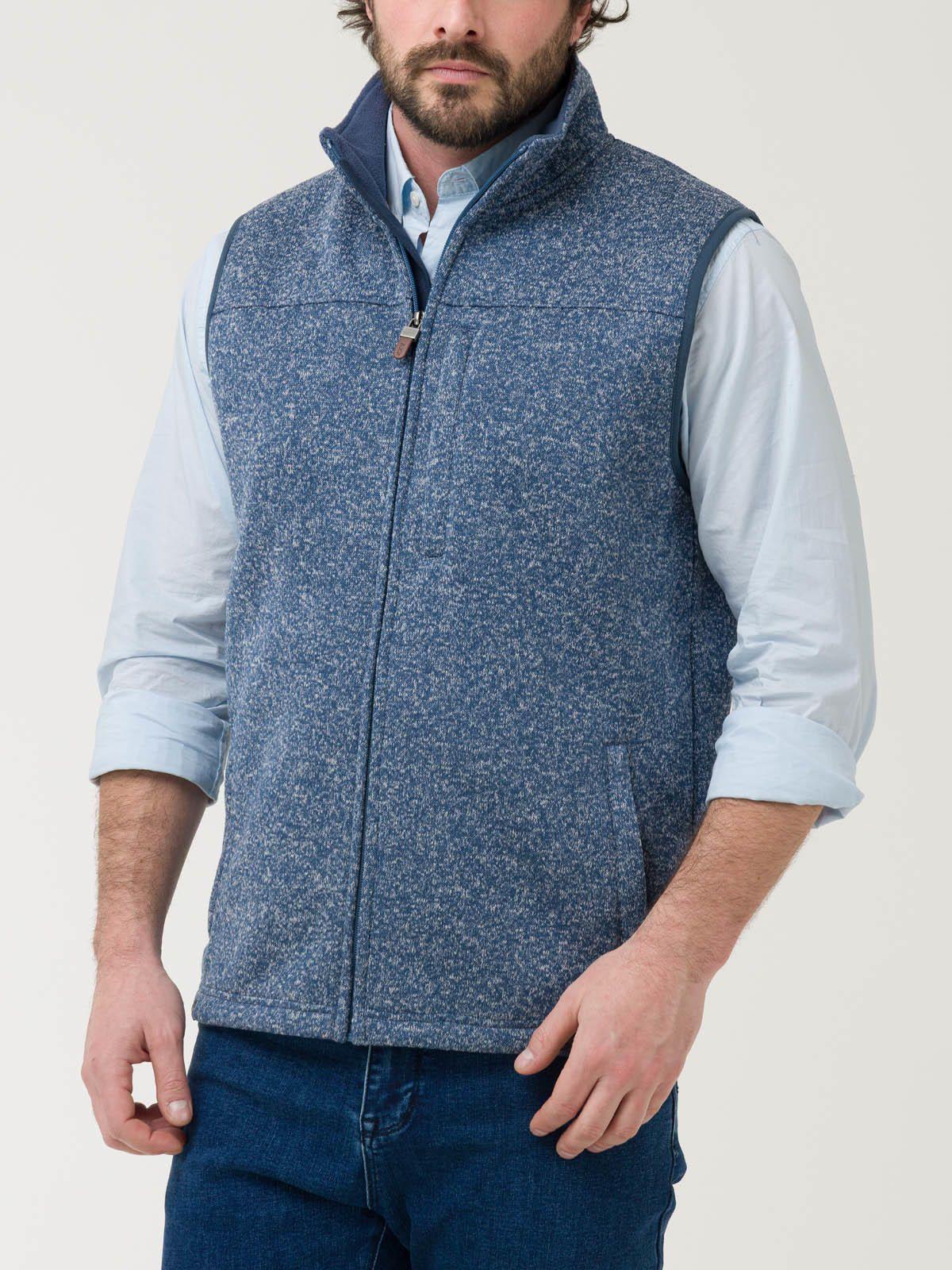 Polar Fibras Recicladas Hombre York Azul-4