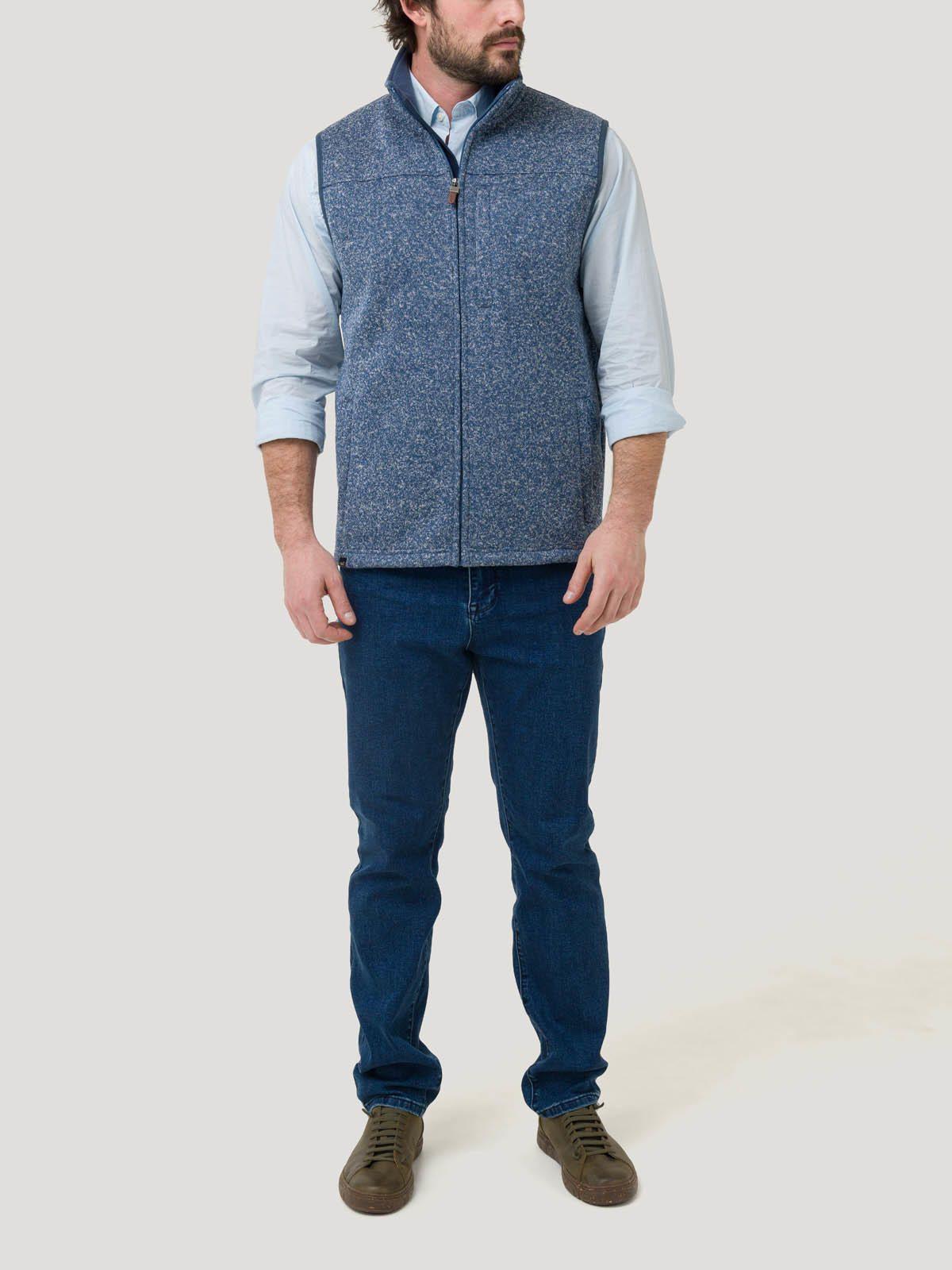 Polar Fibras Recicladas Hombre York Azul-7