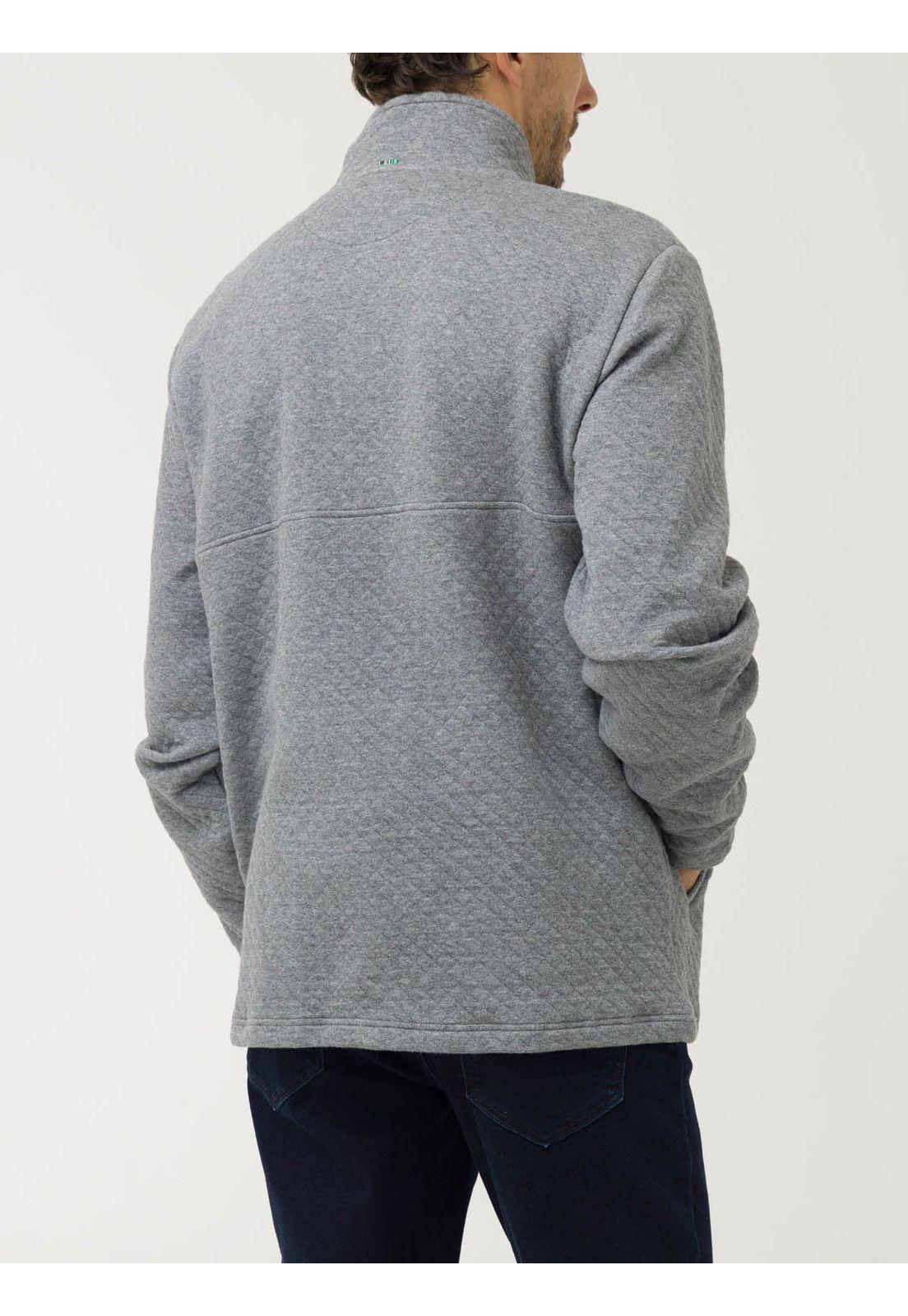 Polerón Algodón Orgánico Hombre Haze Gris-6