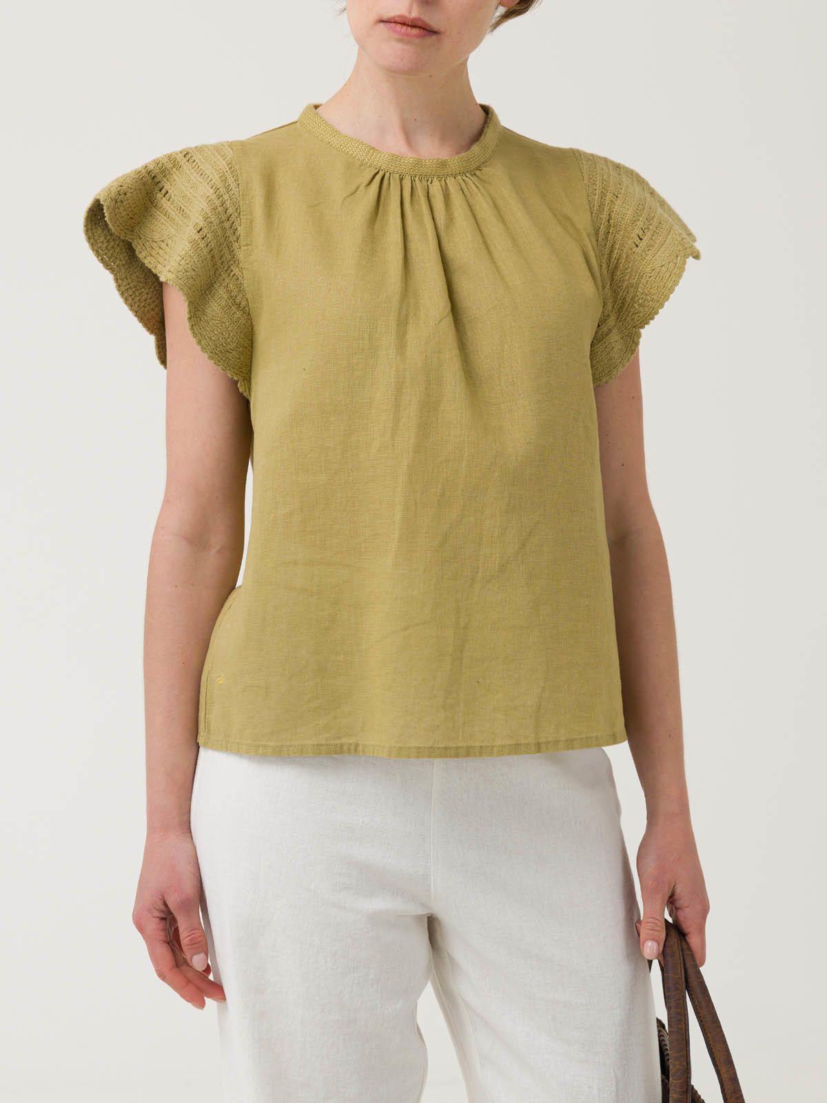 Blusa Algodón Orgánico Mujer Filka Verde -4