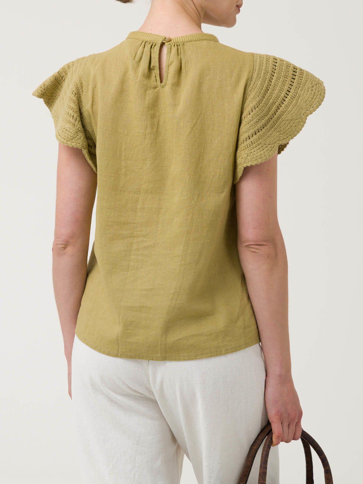 Blusa Algodón Orgánico Mujer Filka Verde -5