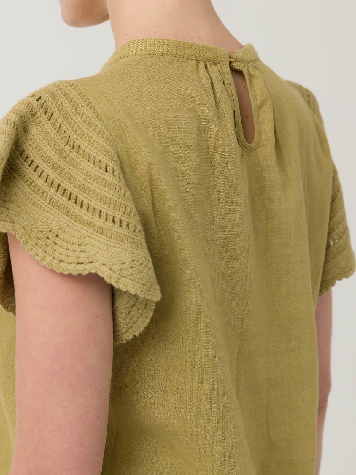 Blusa Algodón Orgánico Mujer Filka Verde -7