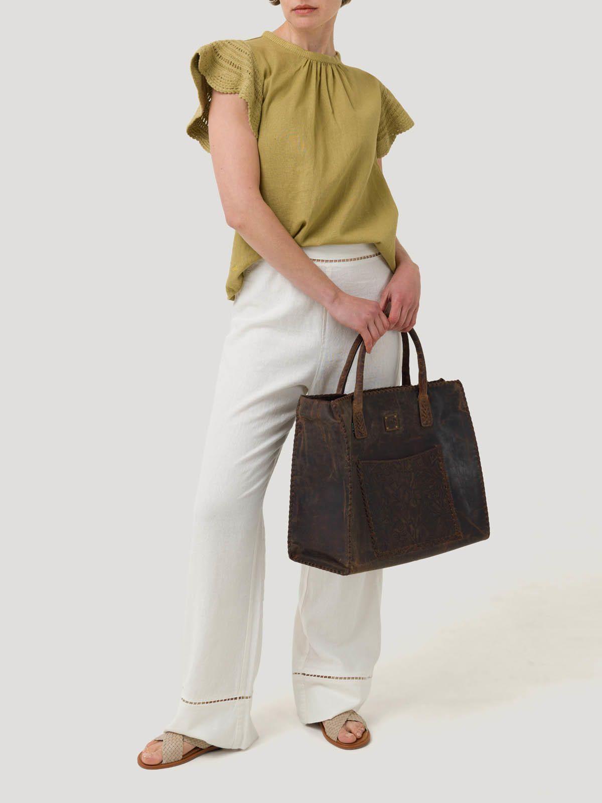 Blusa Algodón Orgánico Mujer Filka Verde -8