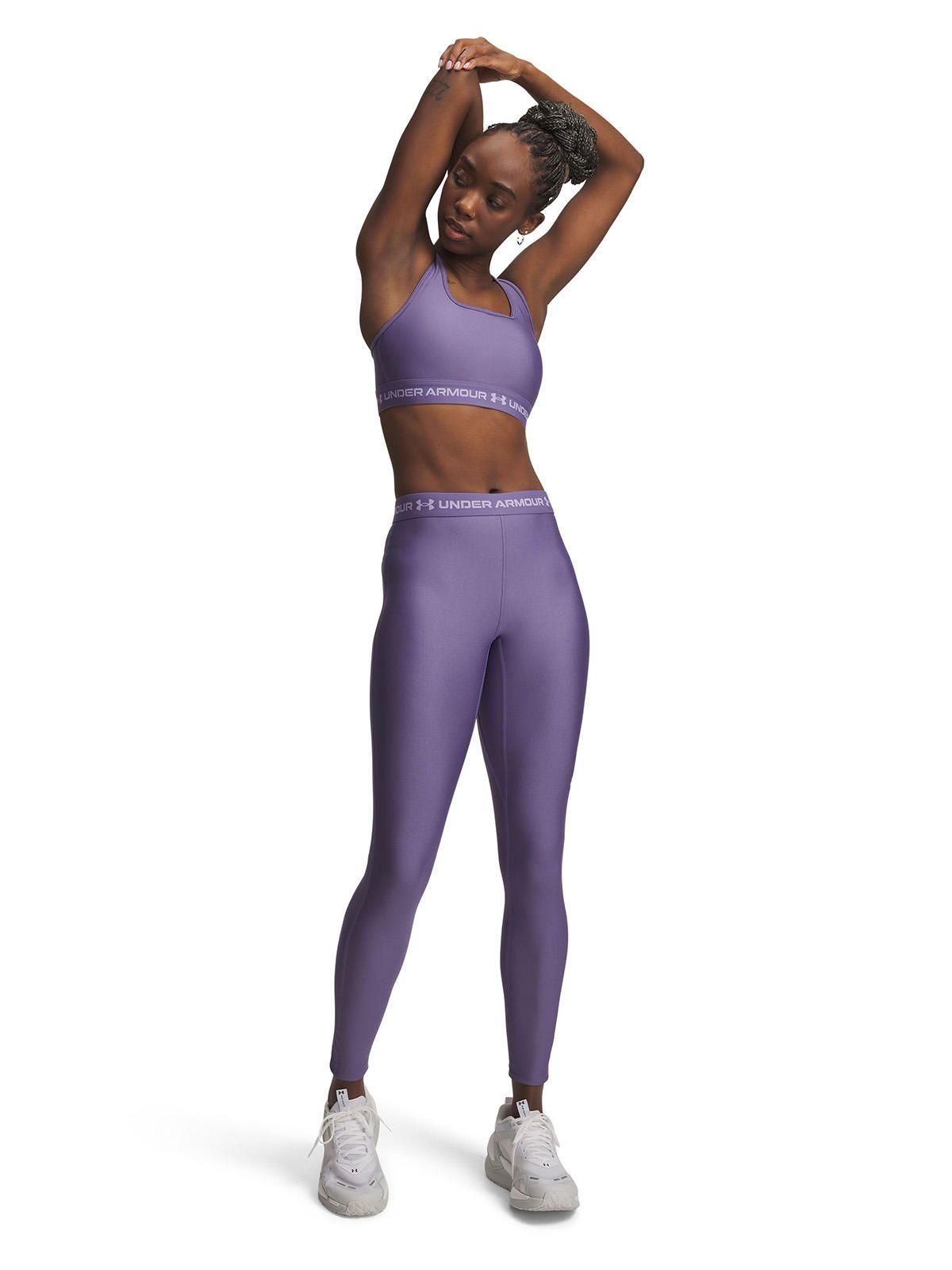 Calza Mujer Heatgear Legging Morado-3