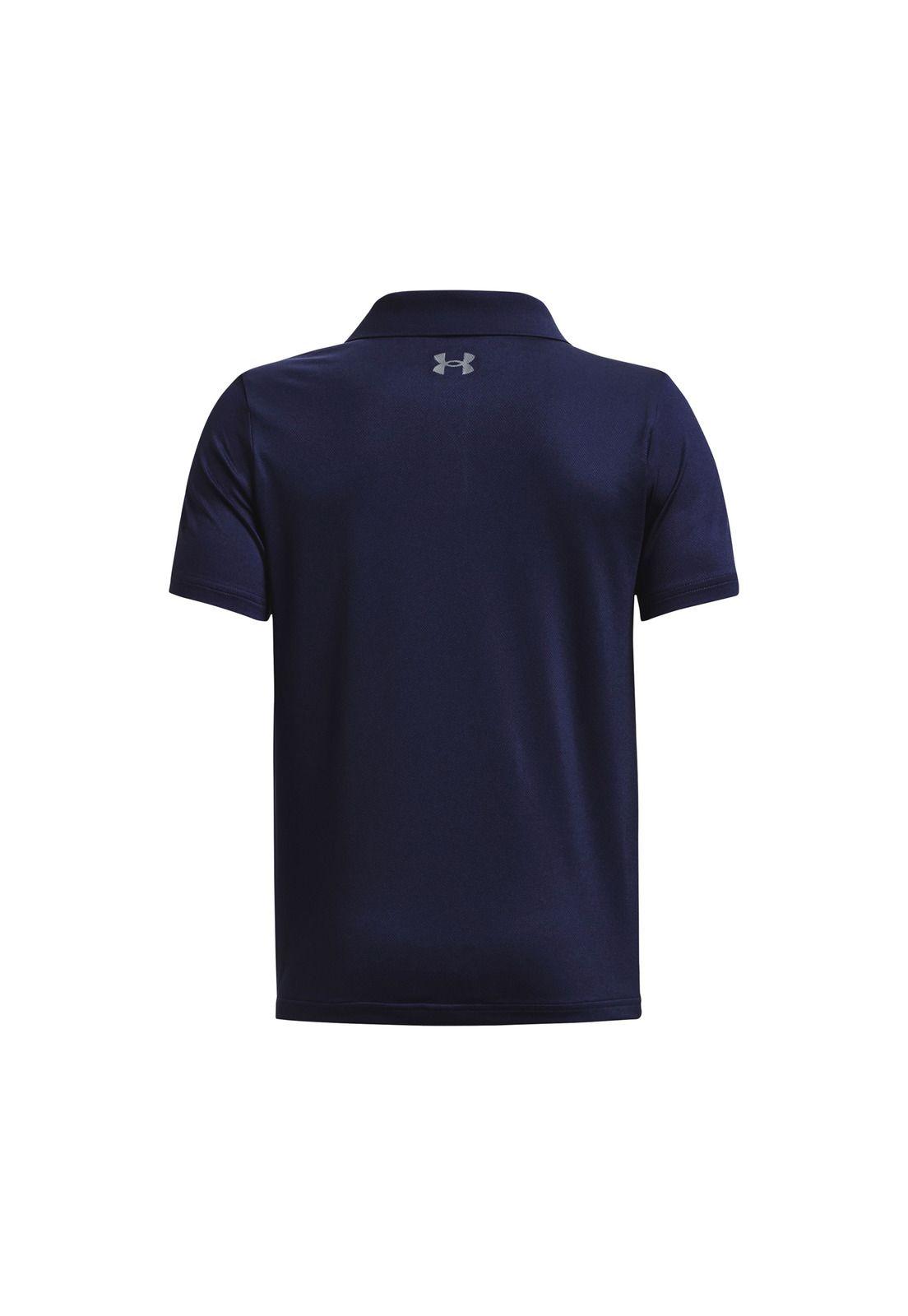 Polo Golf Performance Azul Niño-1