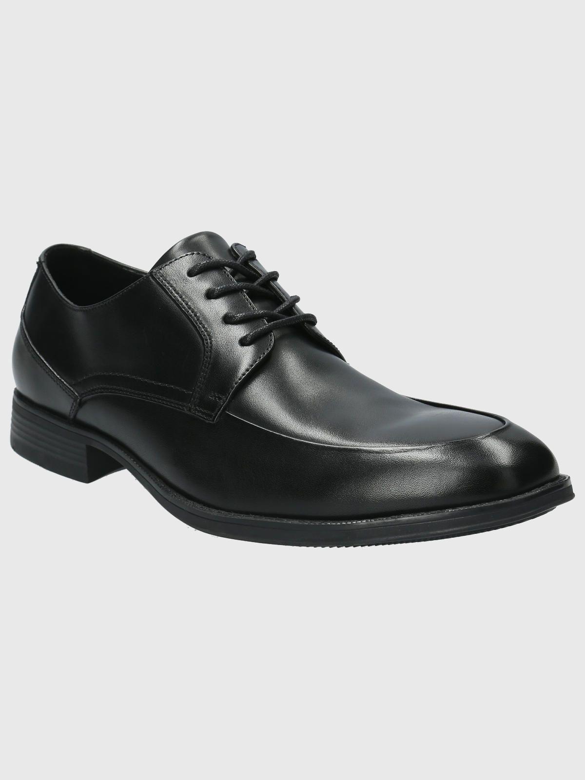 Zapato Cuero Hombre Rocko Negro-0